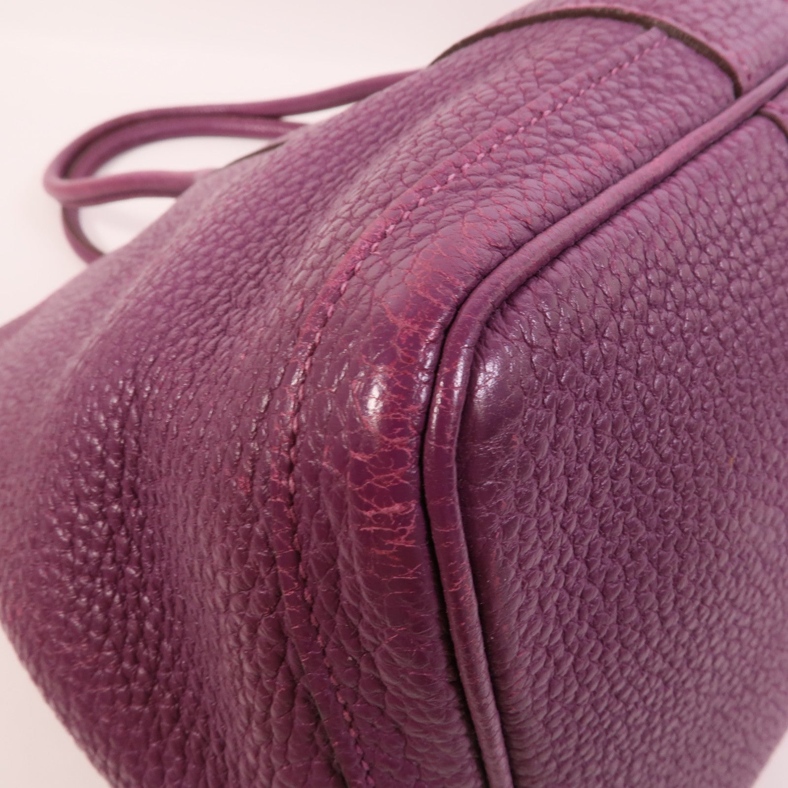HERMES Clemence皮革 Garden Party PM手挽袋Anemone