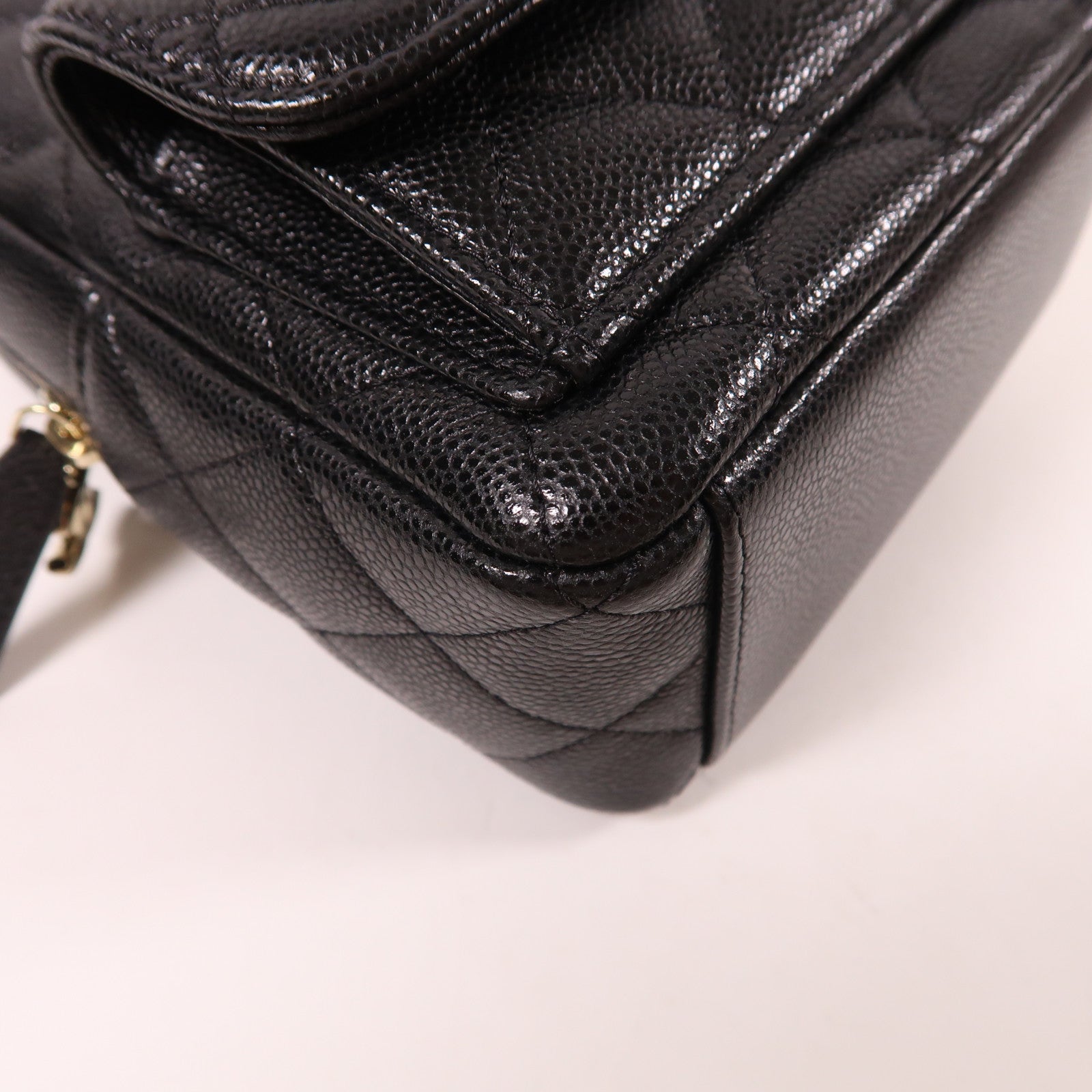 CHANEL 牛皮皮革24C Mini Backpack金扣背包