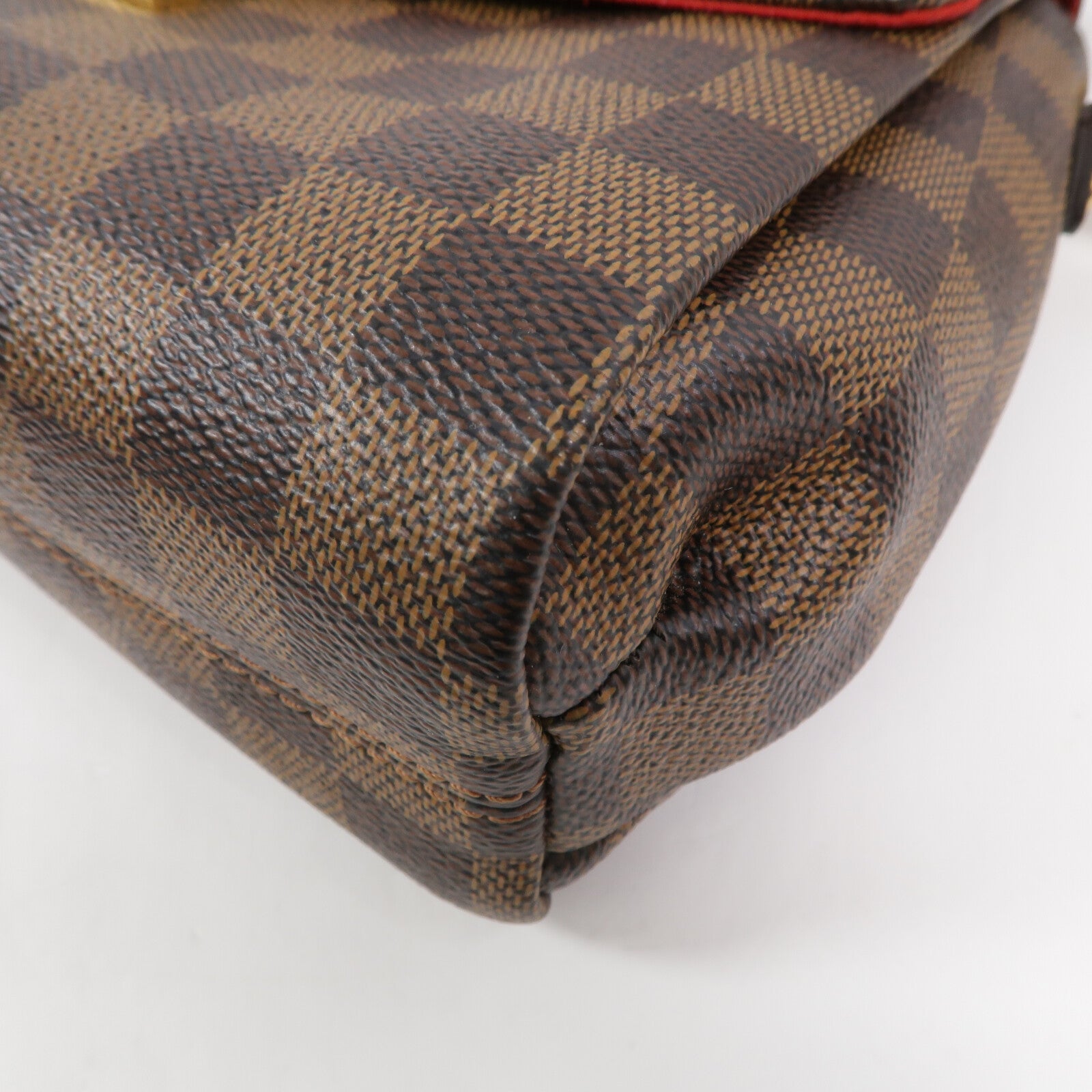 LOUIS VUITTON Damier Croisette金扣手挽肩背兩用袋