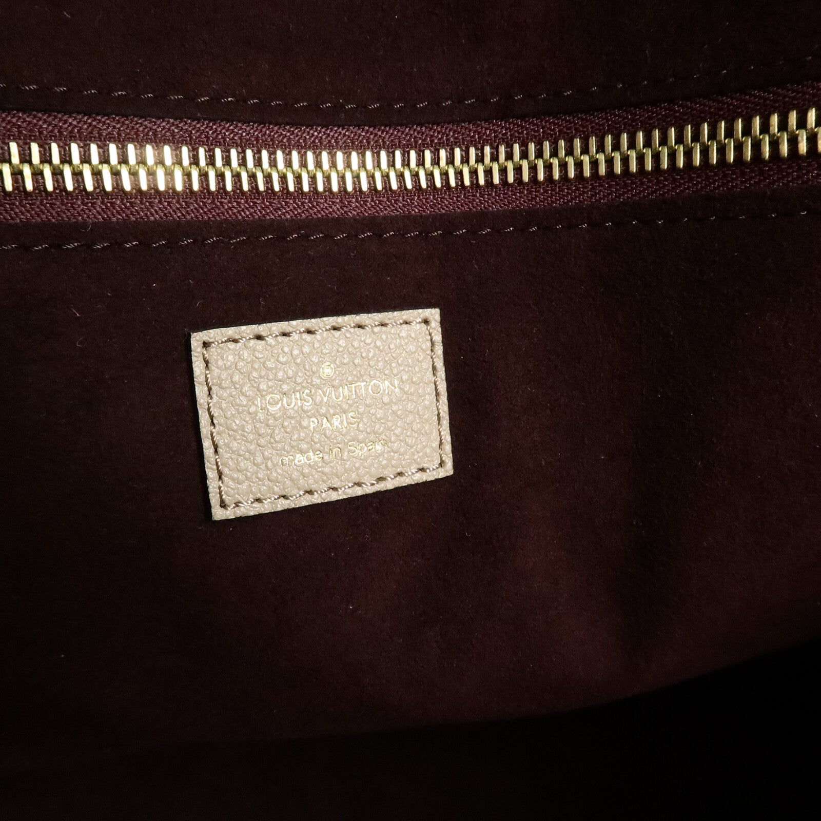 LOUIS VUITTON Monogram Empreinte Neverfull MM肩背袋