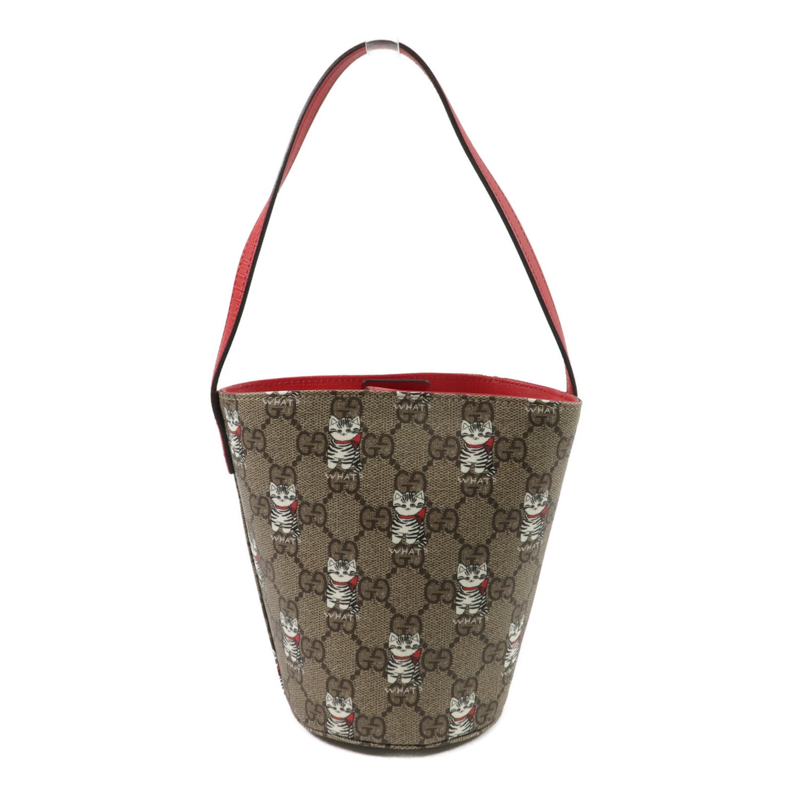 GUCCI 塗層帆布Bucket Bag手挽袋