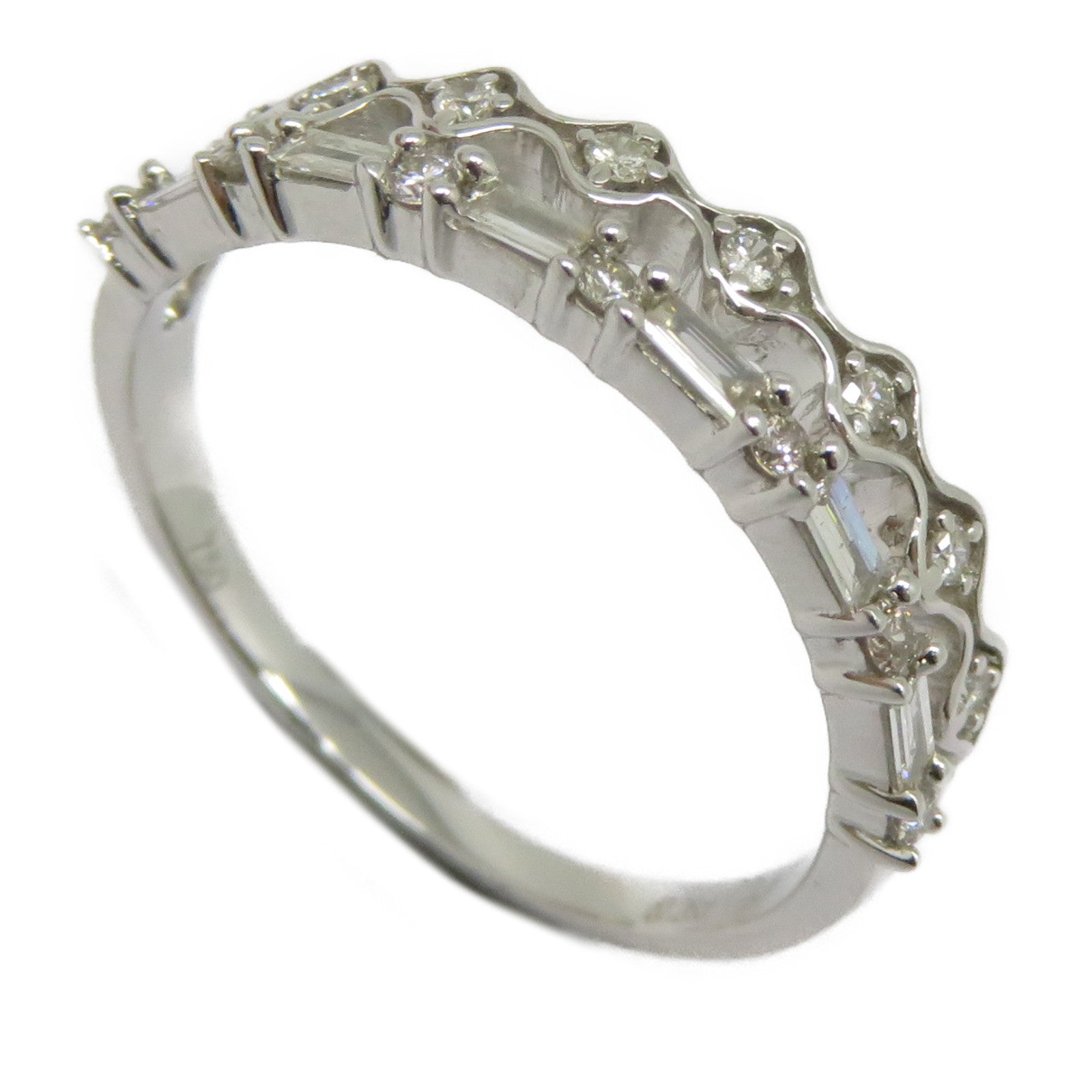 JEWELRY 【激減優惠】18K白金Diamond Ring 0.26ct鑽石戒指US#6.75銀色