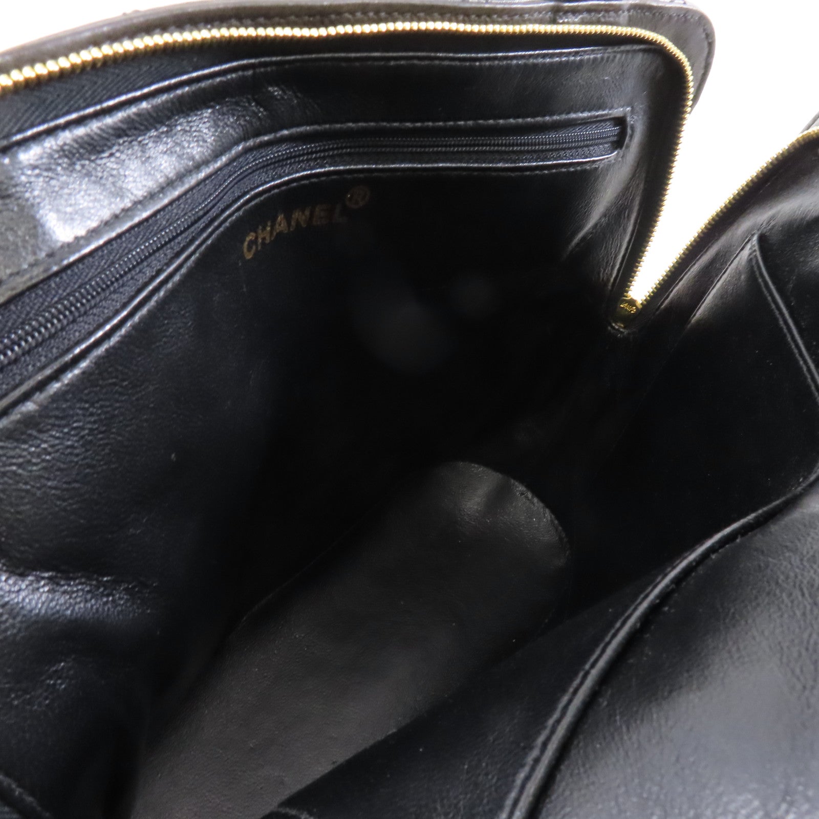 CHANEL 【激減優惠】菱格羊皮皮革Shoulder Bag金扣肩背袋黑色