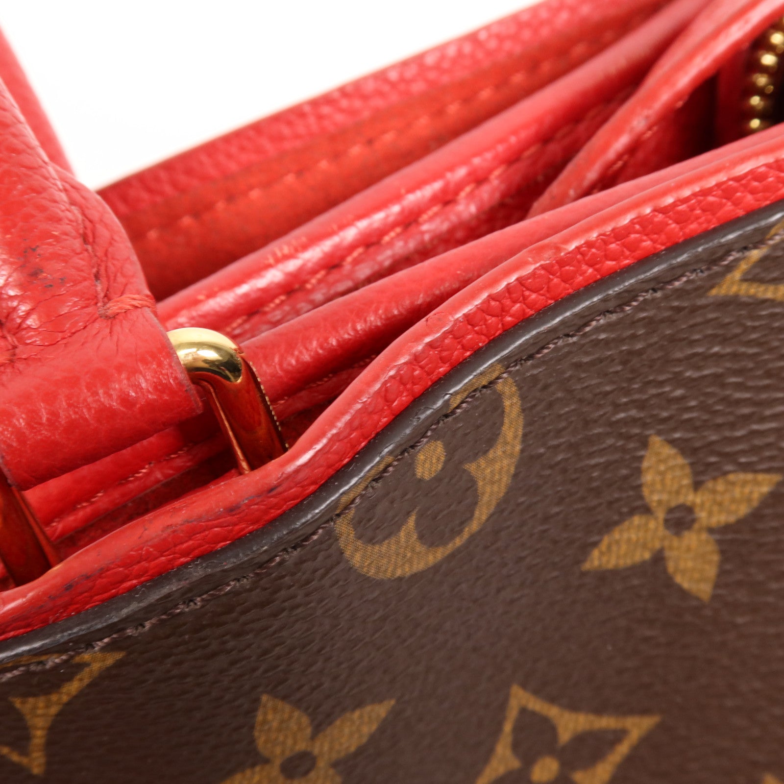 LOUIS VUITTON Monogram Popincourt PM金扣手挽肩背兩用袋