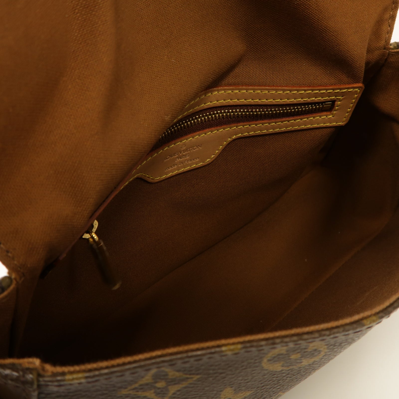 LOUIS VUITTON Monogram Mini Looping Shoulder Bag金扣肩背袋啡色