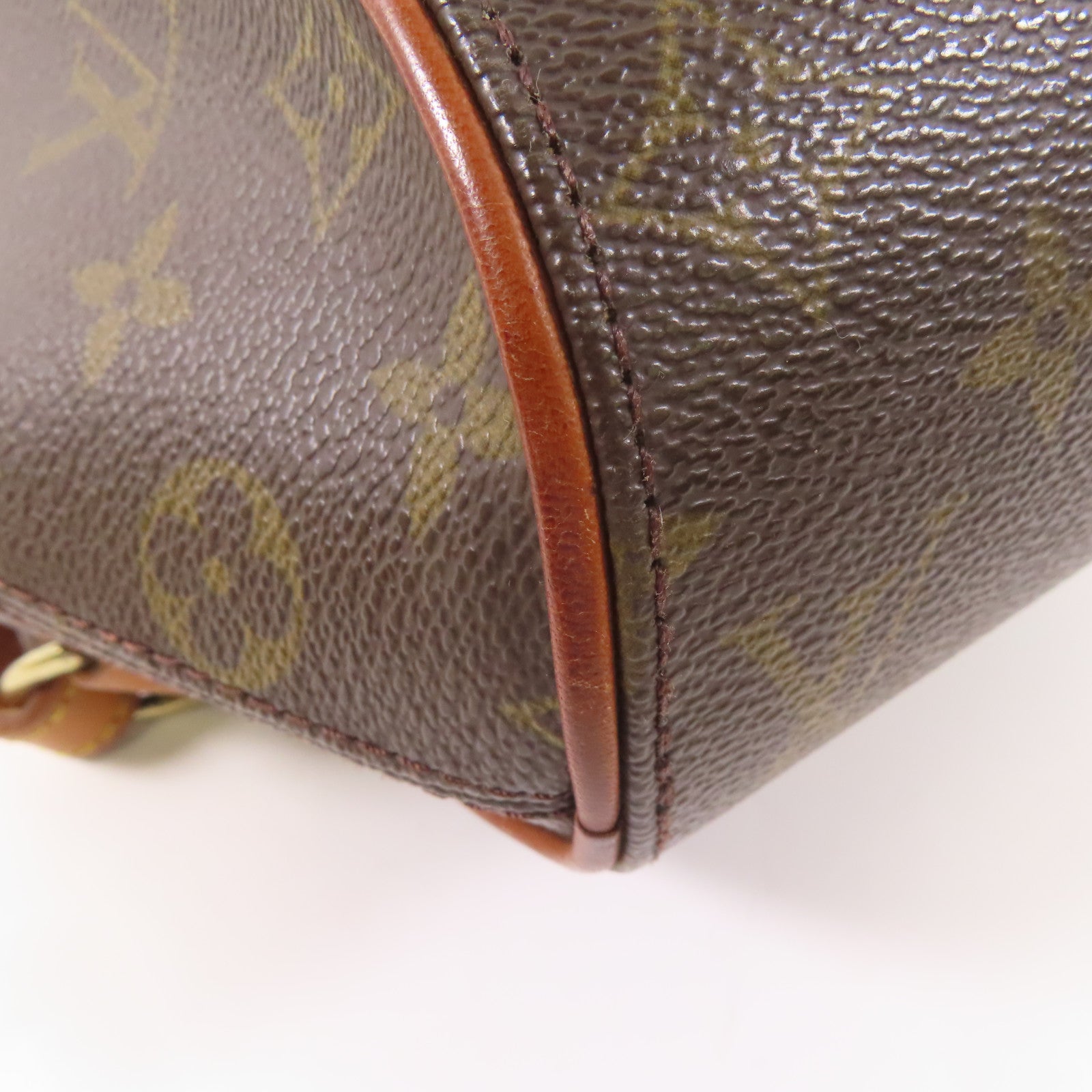 LOUIS VUITTON Monogram Ellipse Sac A Dos Backpack金扣背包棕色