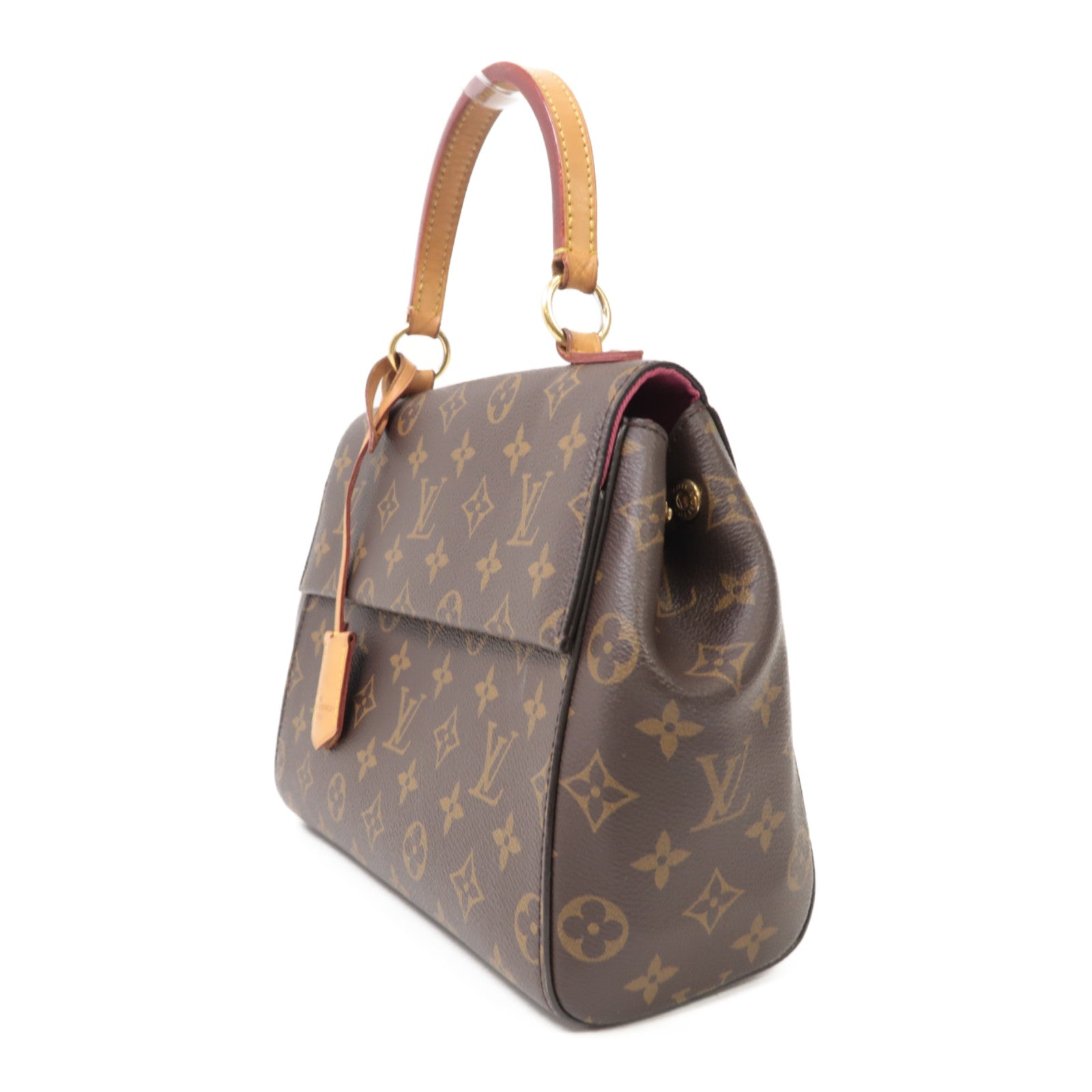 LOUIS VUITTON Monogram Cluny金扣手挽肩背兩用袋啡色