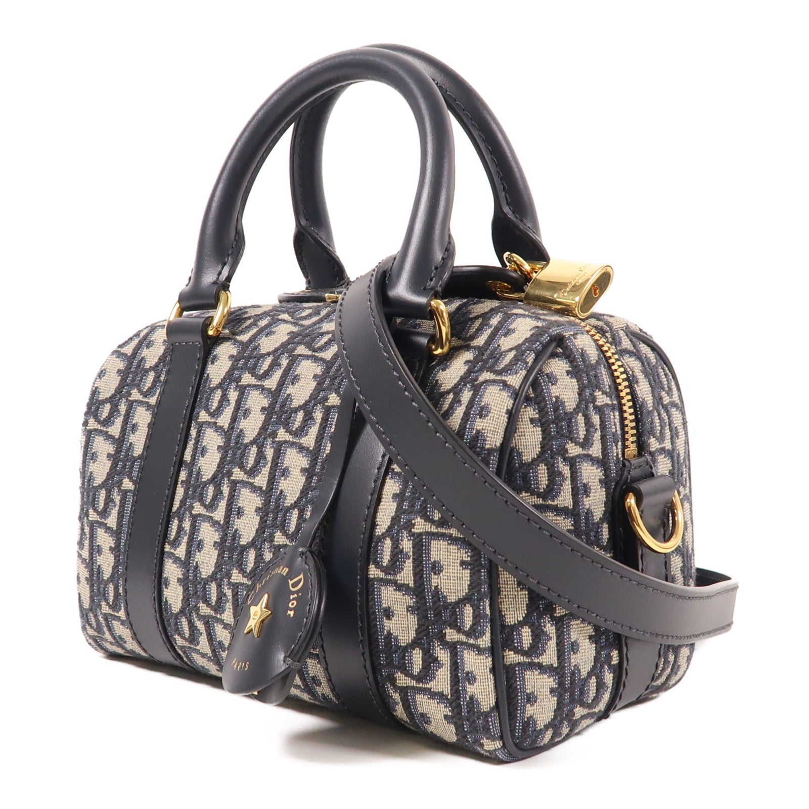 Dior 【激減優惠】帆布Groove 20金扣手挽肩背兩用袋