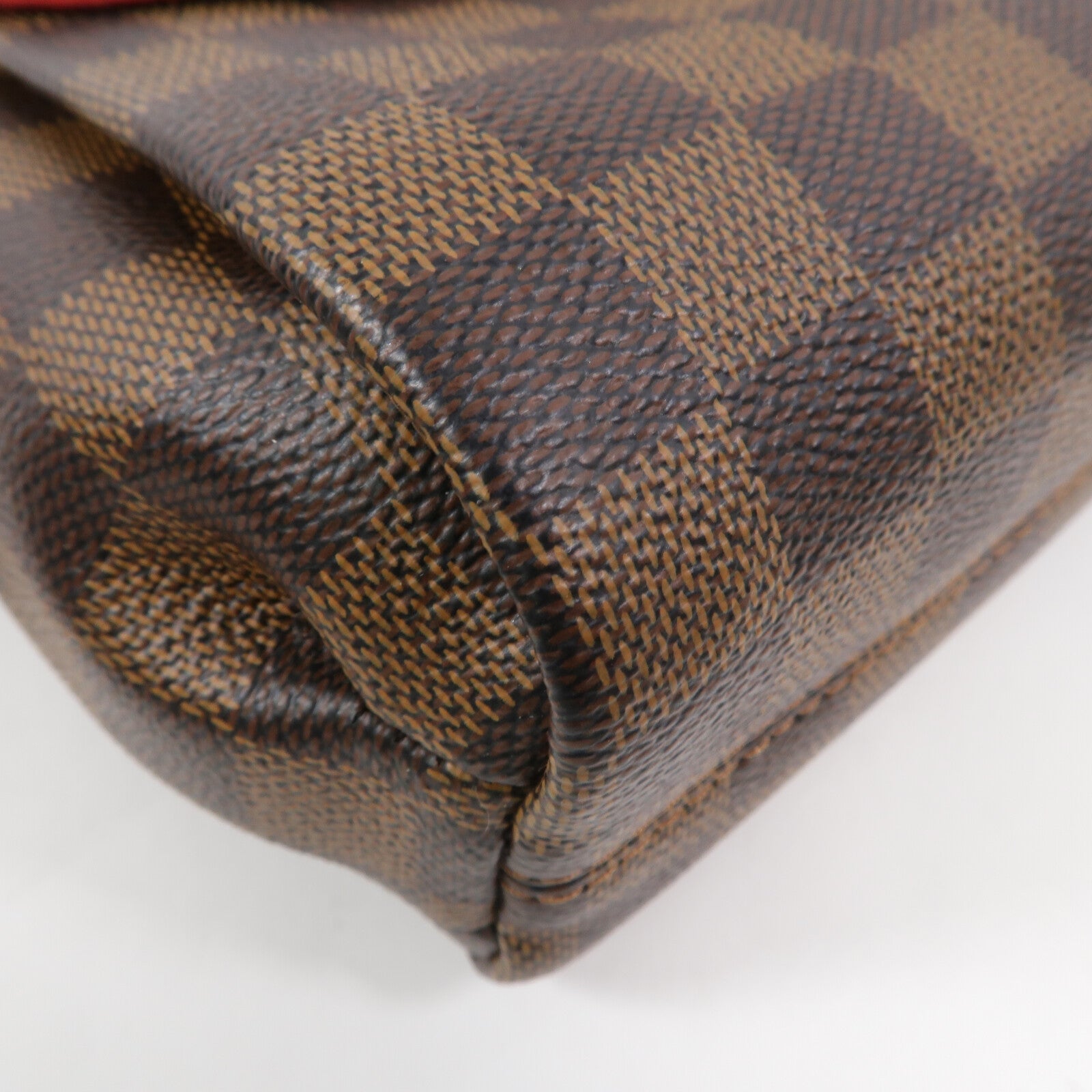 LOUIS VUITTON Damier Croisette金扣手挽肩背兩用袋
