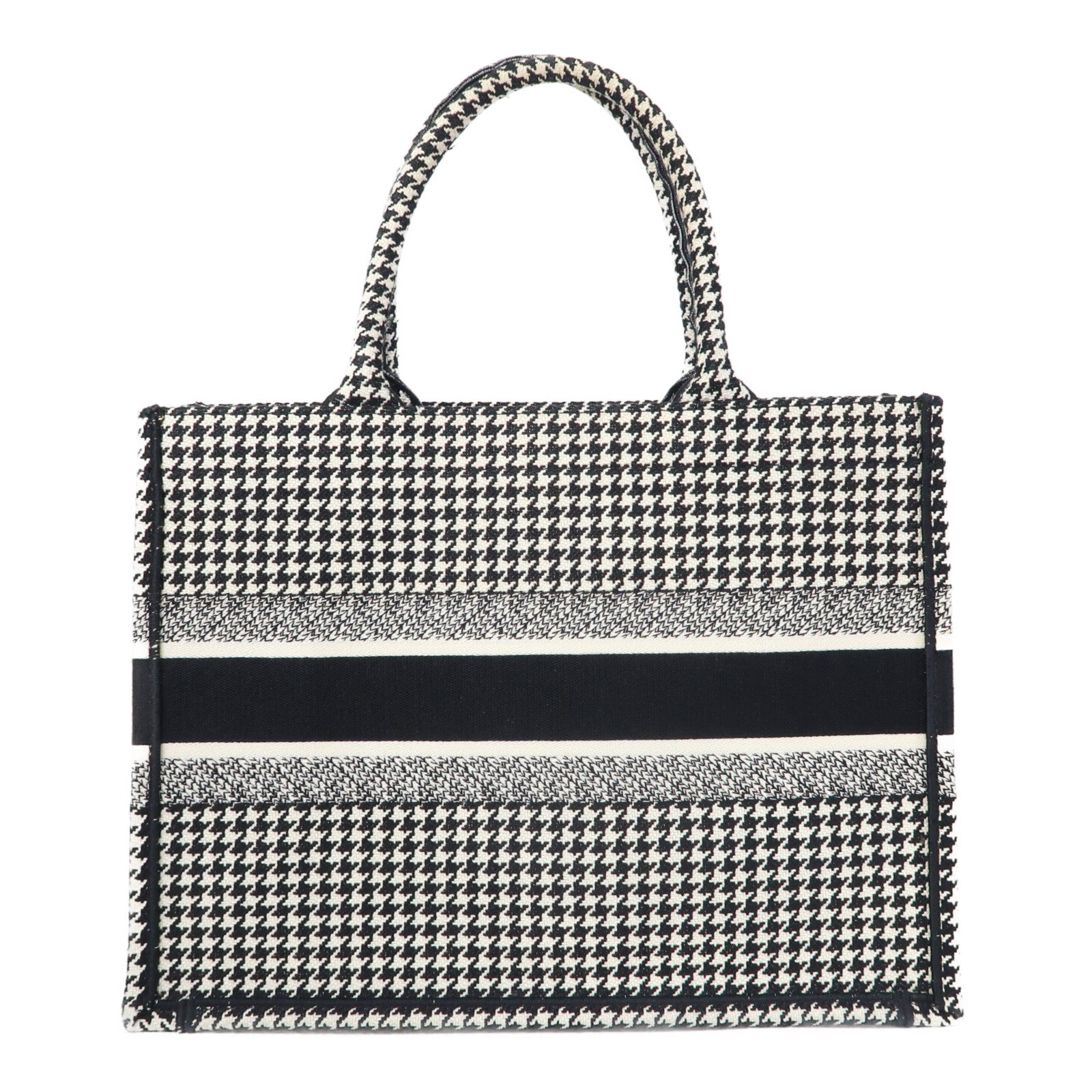 Dior 帆布Book Tote手挽袋黑色/白色