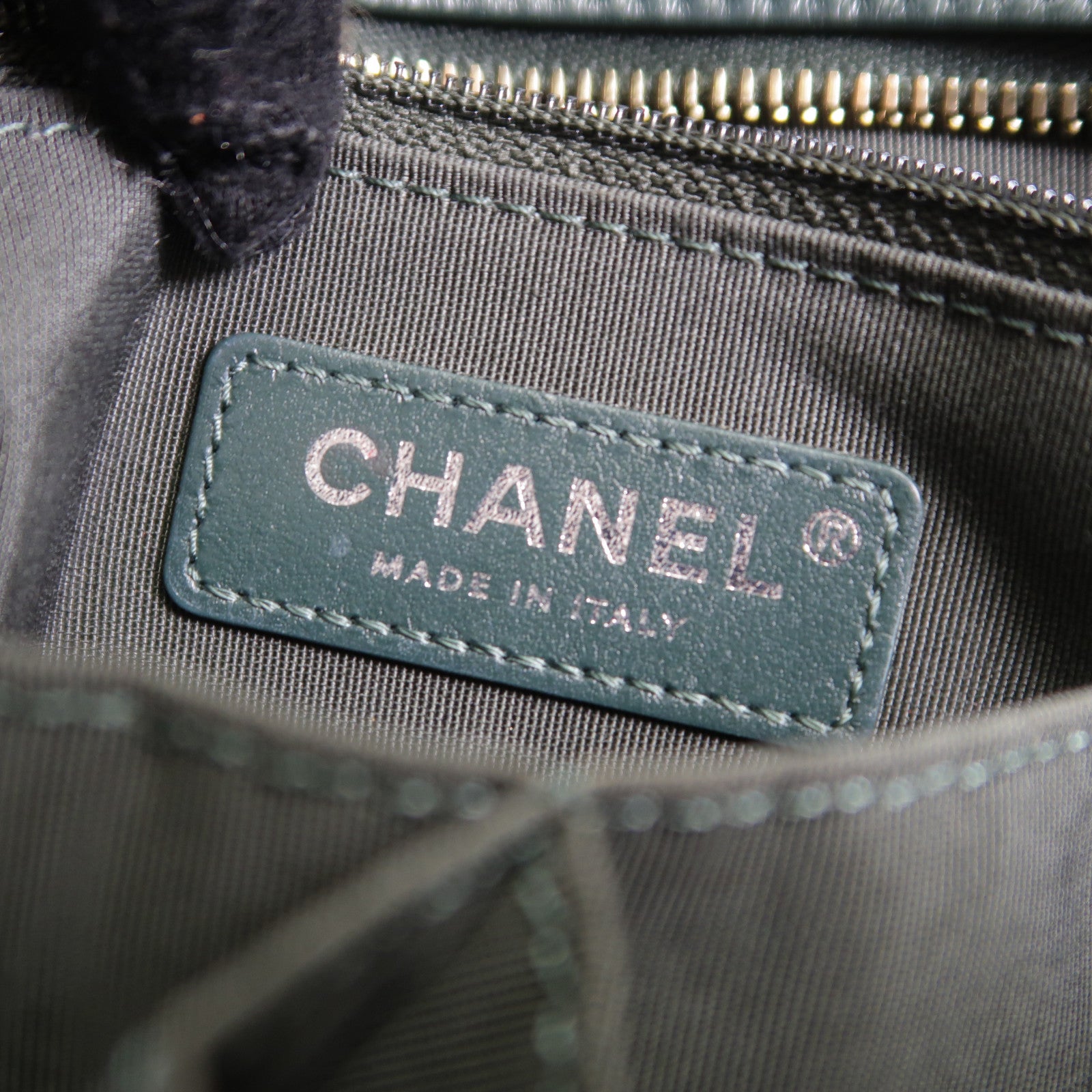 CHANEL CC GHW/SHW Gabrielle Bag Shoulder Bag Medium Hobo Tweed Calfskin Leather