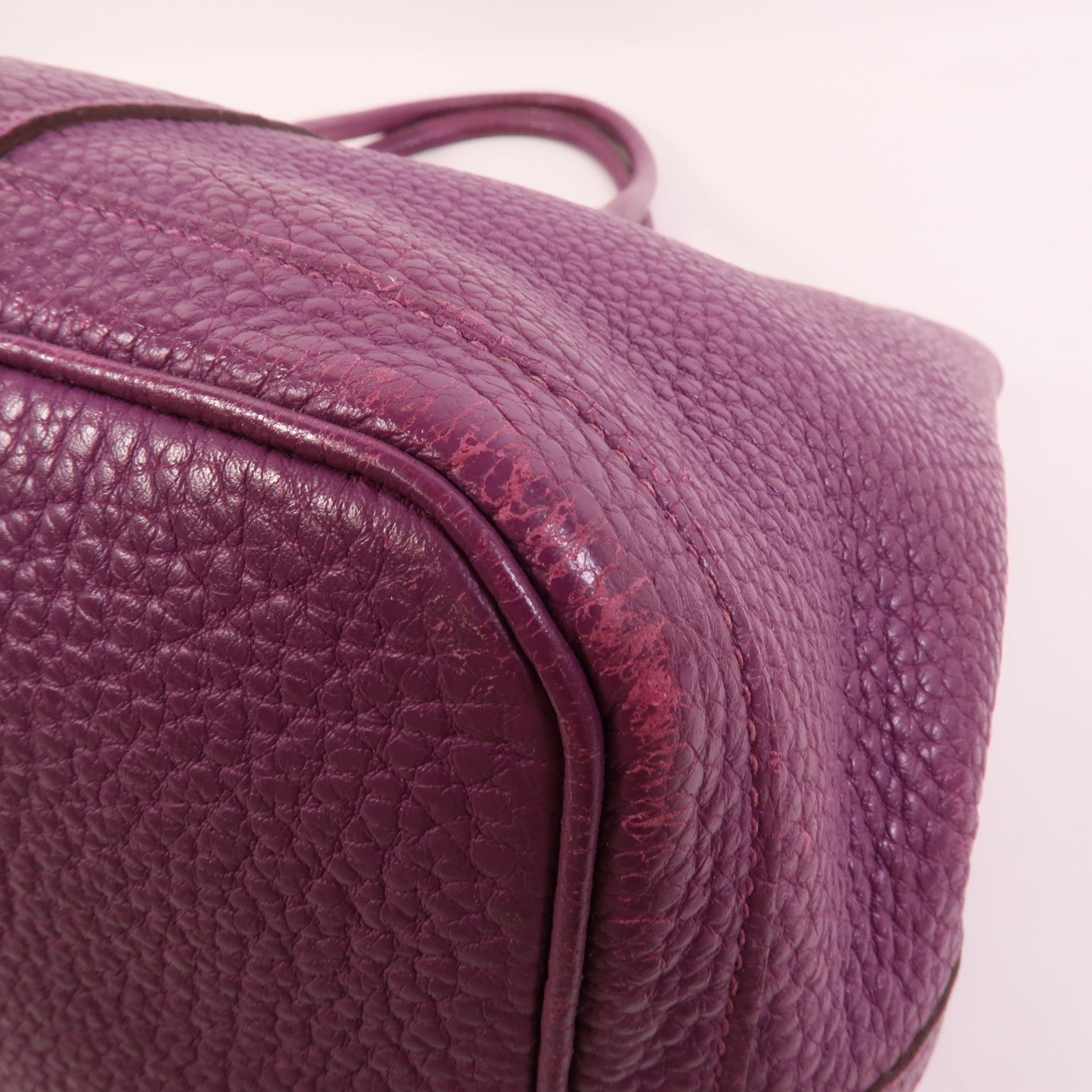 HERMES Clemence皮革 Garden Party PM手挽袋Anemone