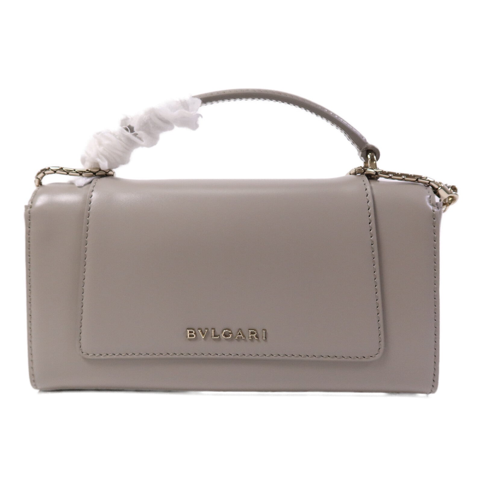 BVLGARI 牛皮皮革Serpenti Forever金扣肩背袋