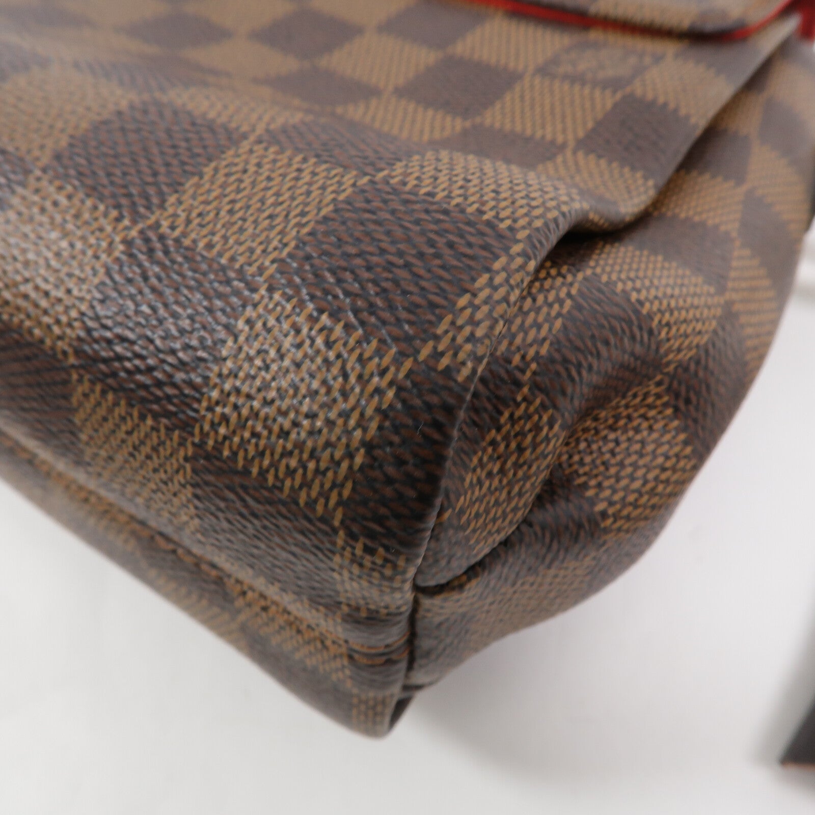 LOUIS VUITTON Damier Croisette金扣手挽肩背兩用袋