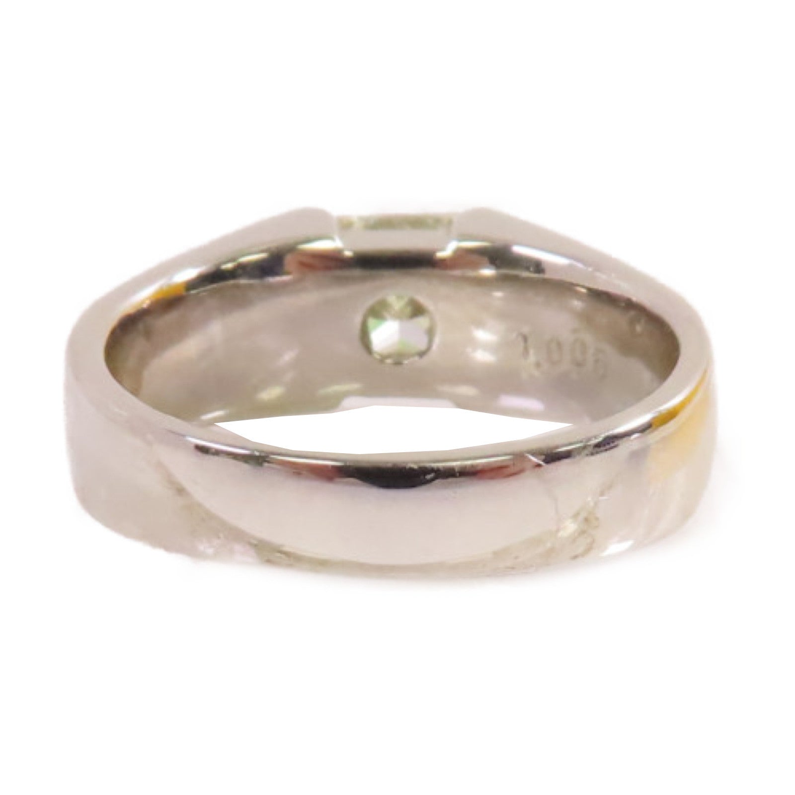 JEWELRY PT900鉑金/1.005ct鑽石/0.48ct鑽石Diamond Ring戒指US#5.75