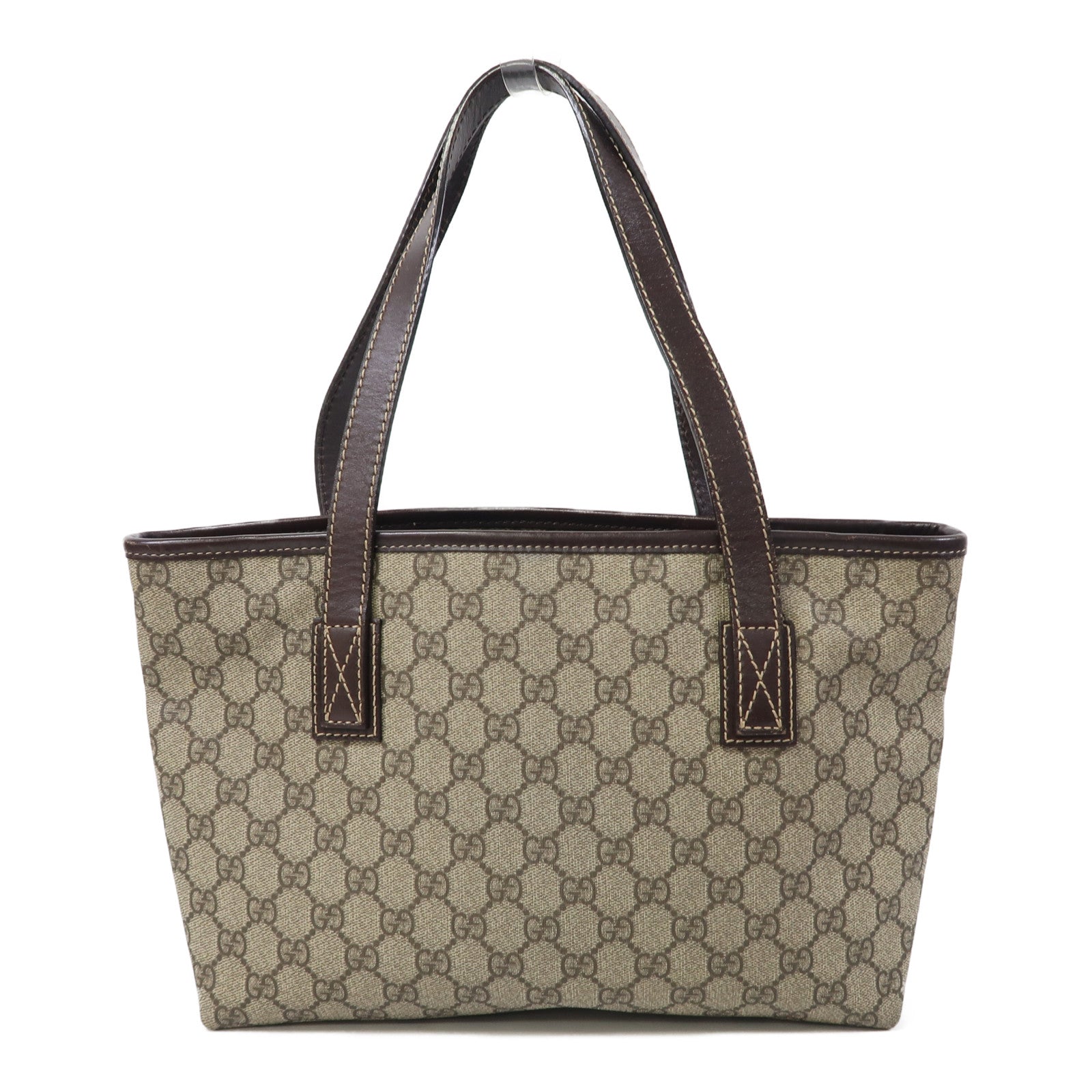GUCCI 塗層帆布Tote Bag肩背袋啡色