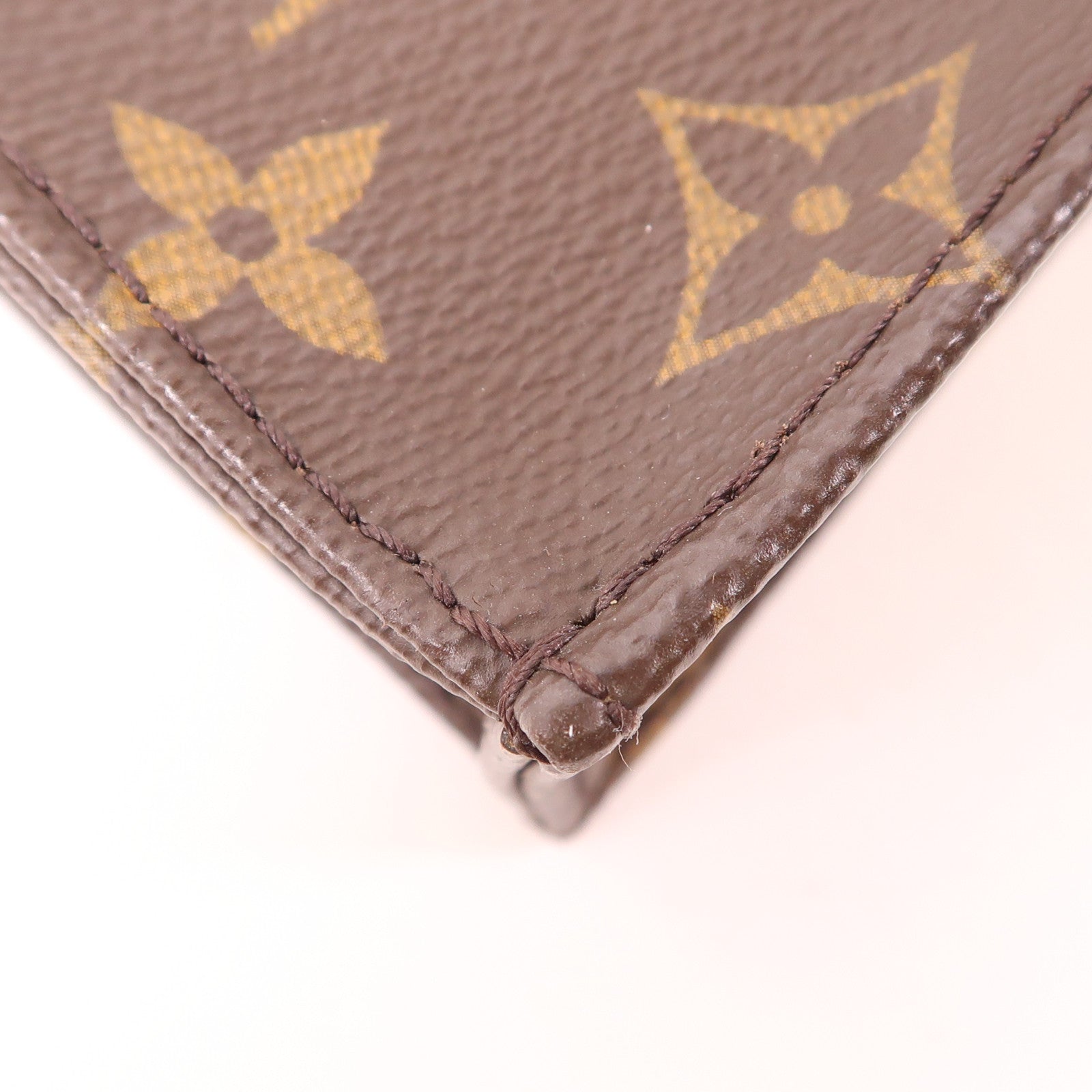 LOUIS VUITTON LV GHW Petit Sac Plat 2 Way Shoulder Bag M81295 Monogram Brown