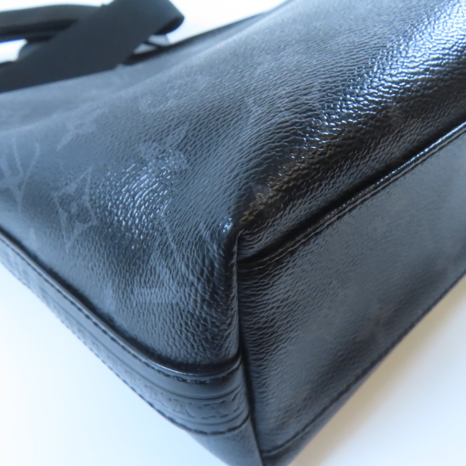 LOUIS VUITTON 【激減優惠】Monogram Eclipse Apollo Messnger MM X Hiroshi Fujiware銀扣肩背袋黑色