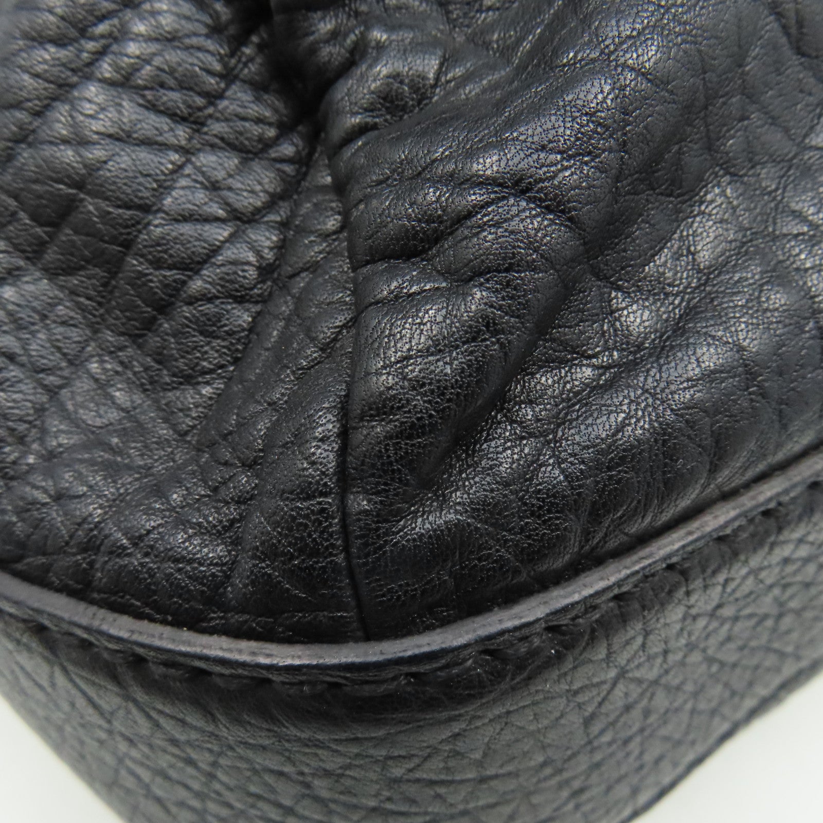 GUCCI 【激減優惠】牛皮皮革Bamboo Bar Medium Hobo肩背袋黑色