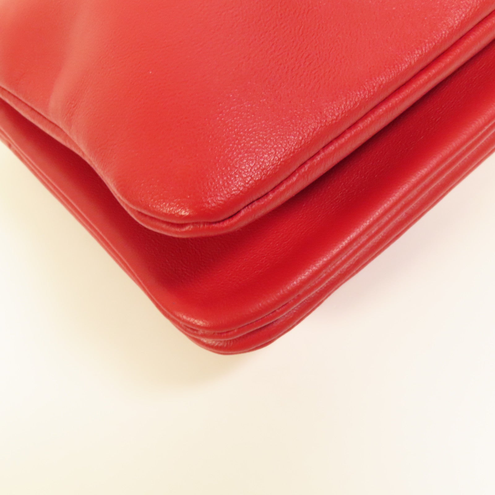 CELINE 羊皮皮革Trio金扣肩背袋