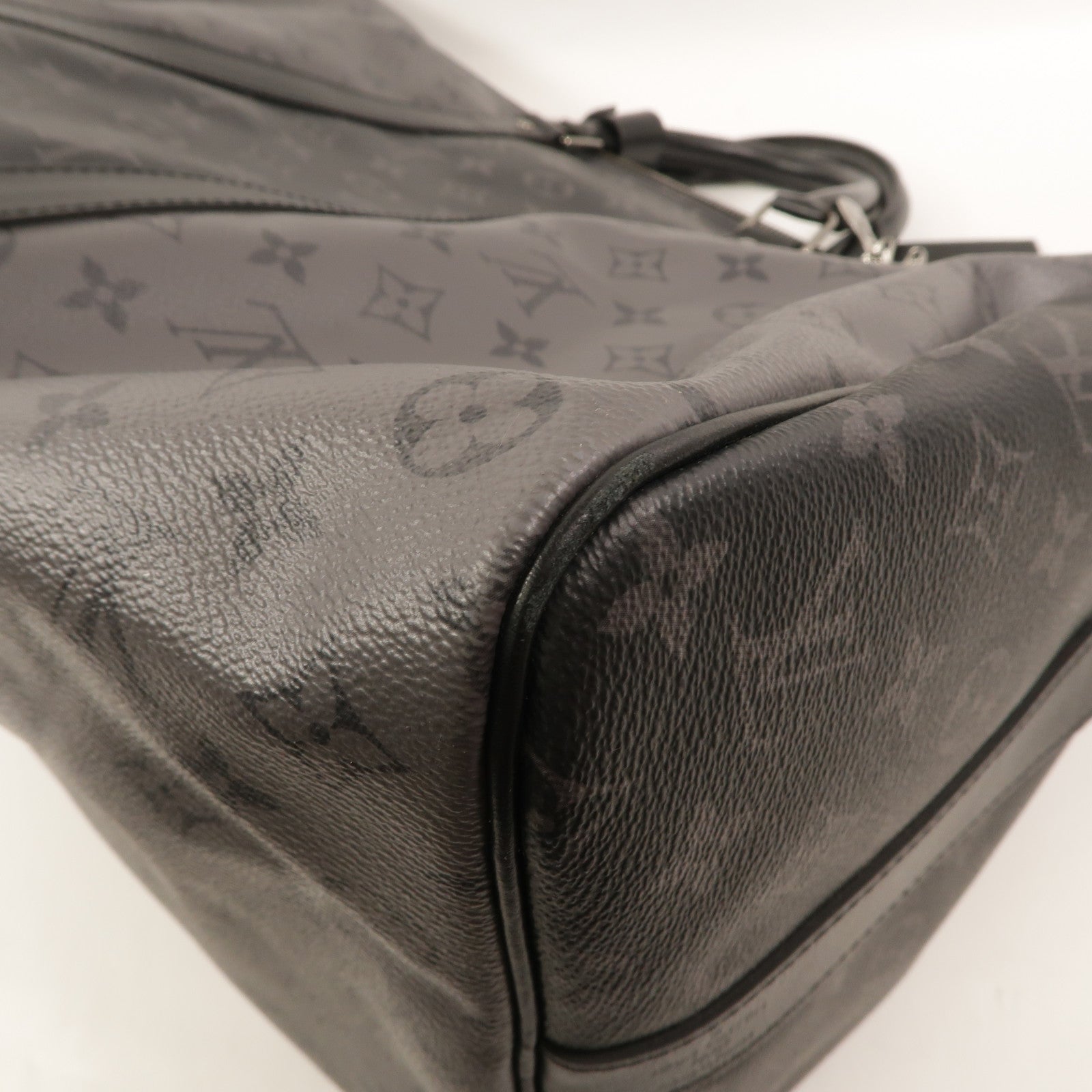 LOUIS VUITTON Monogram Eclipse Keepall Bandouliere 50手挽肩背兩用袋