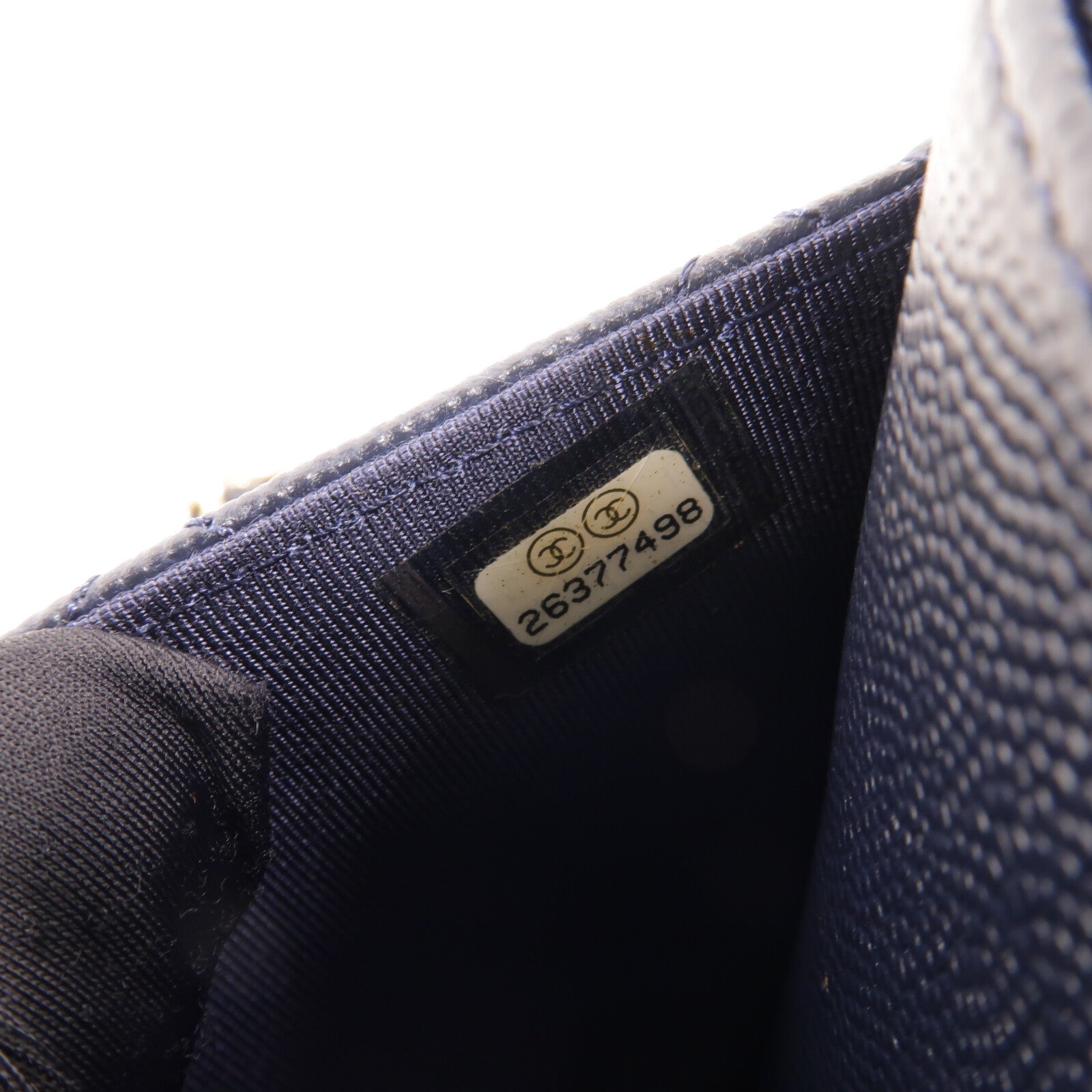 CHANEL 牛皮皮革WOC Wallet On Chain鏈帶肩背袋
