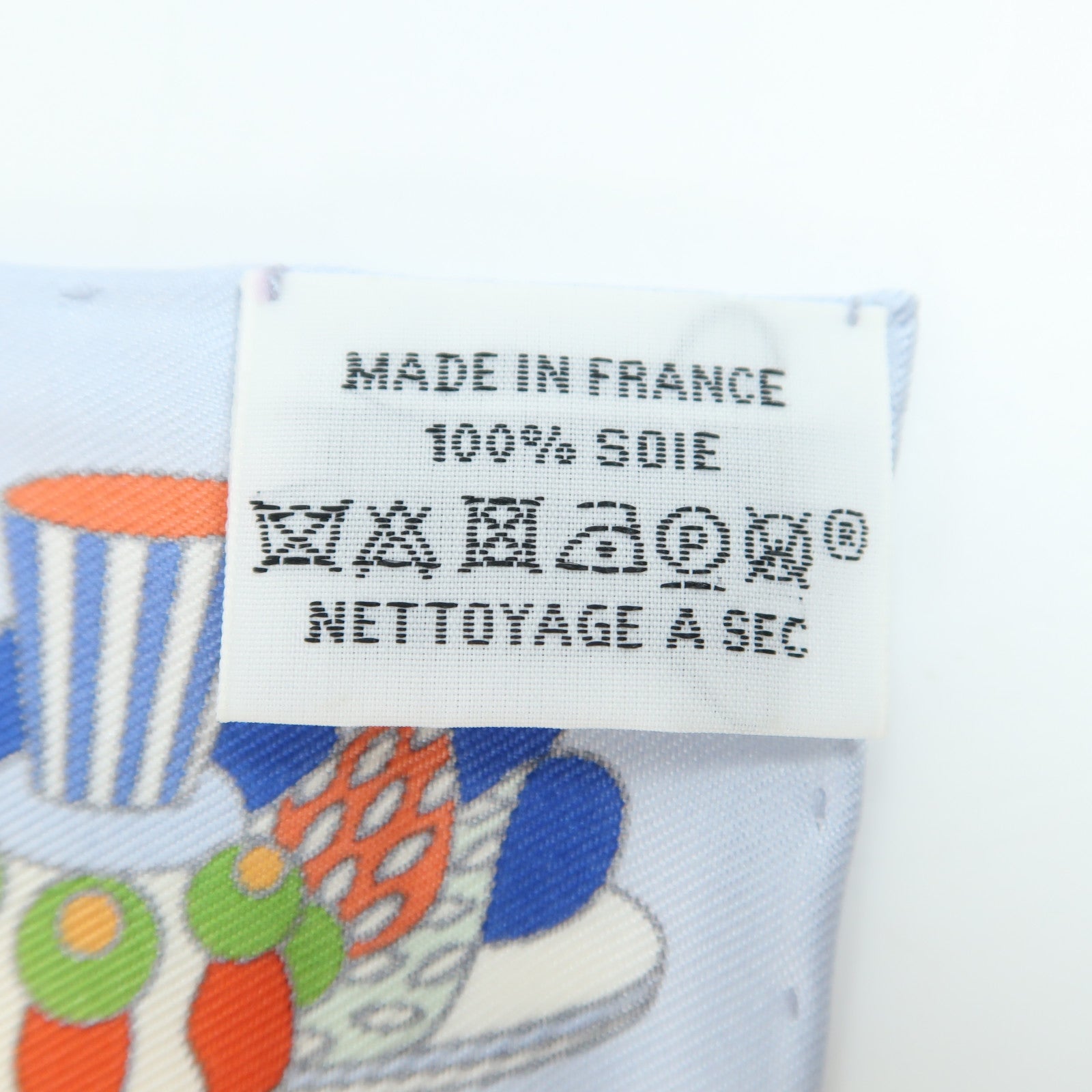 HERMES Scarf 50X50 Silk Multicolor