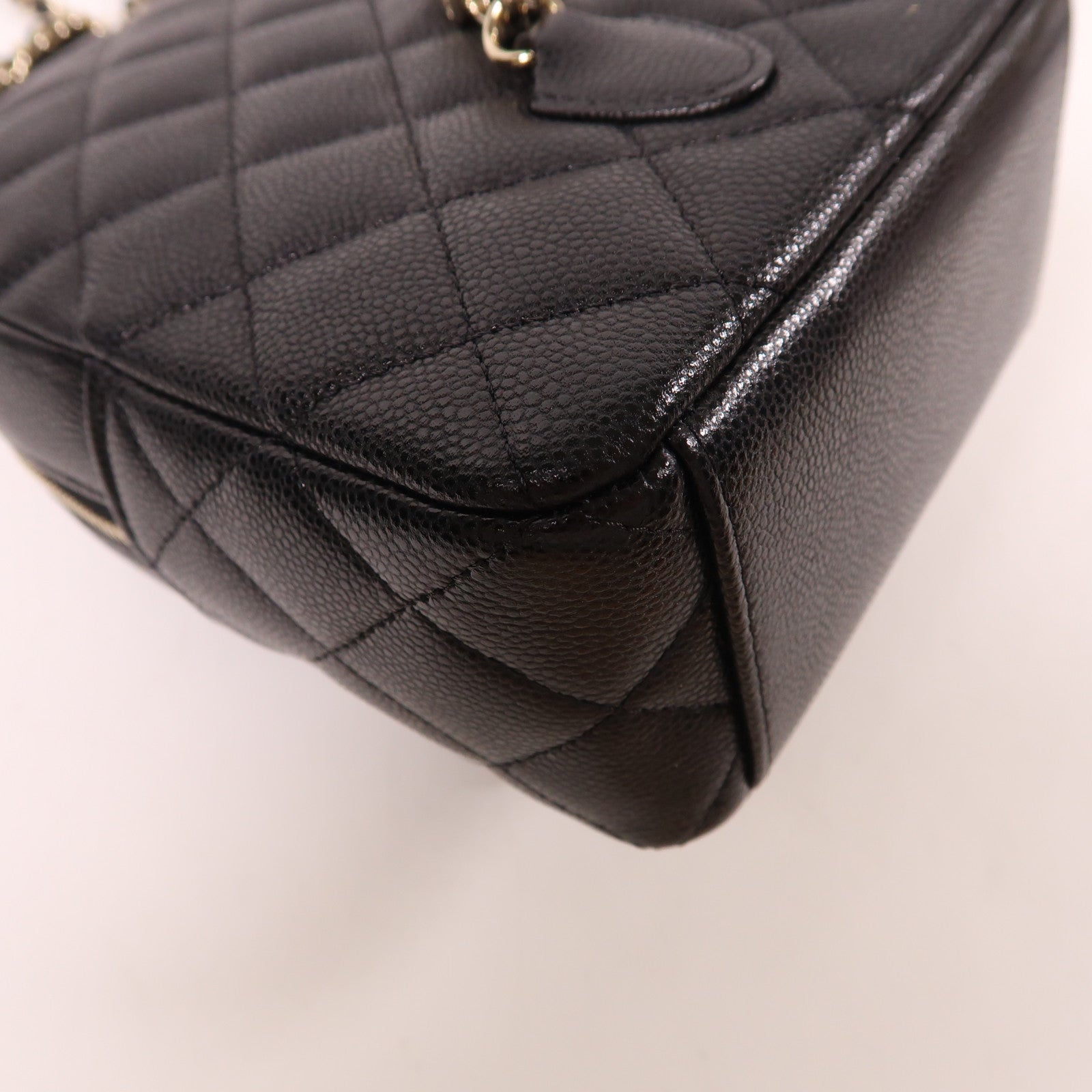 CHANEL 牛皮皮革24C Mini Backpack金扣背包