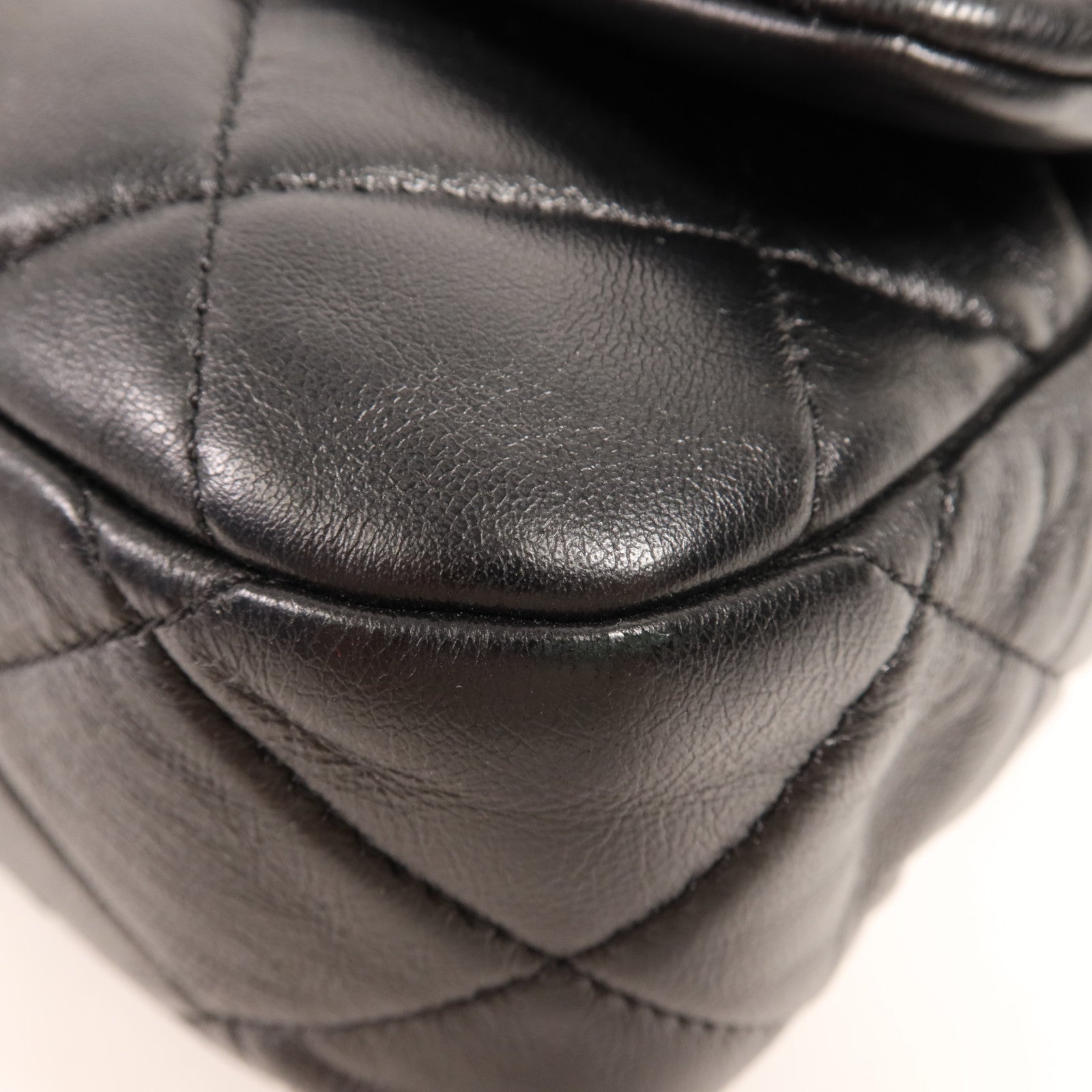CHANEL 【激減優惠】羊皮皮革Chain Shoulder金扣鏈帶肩背袋