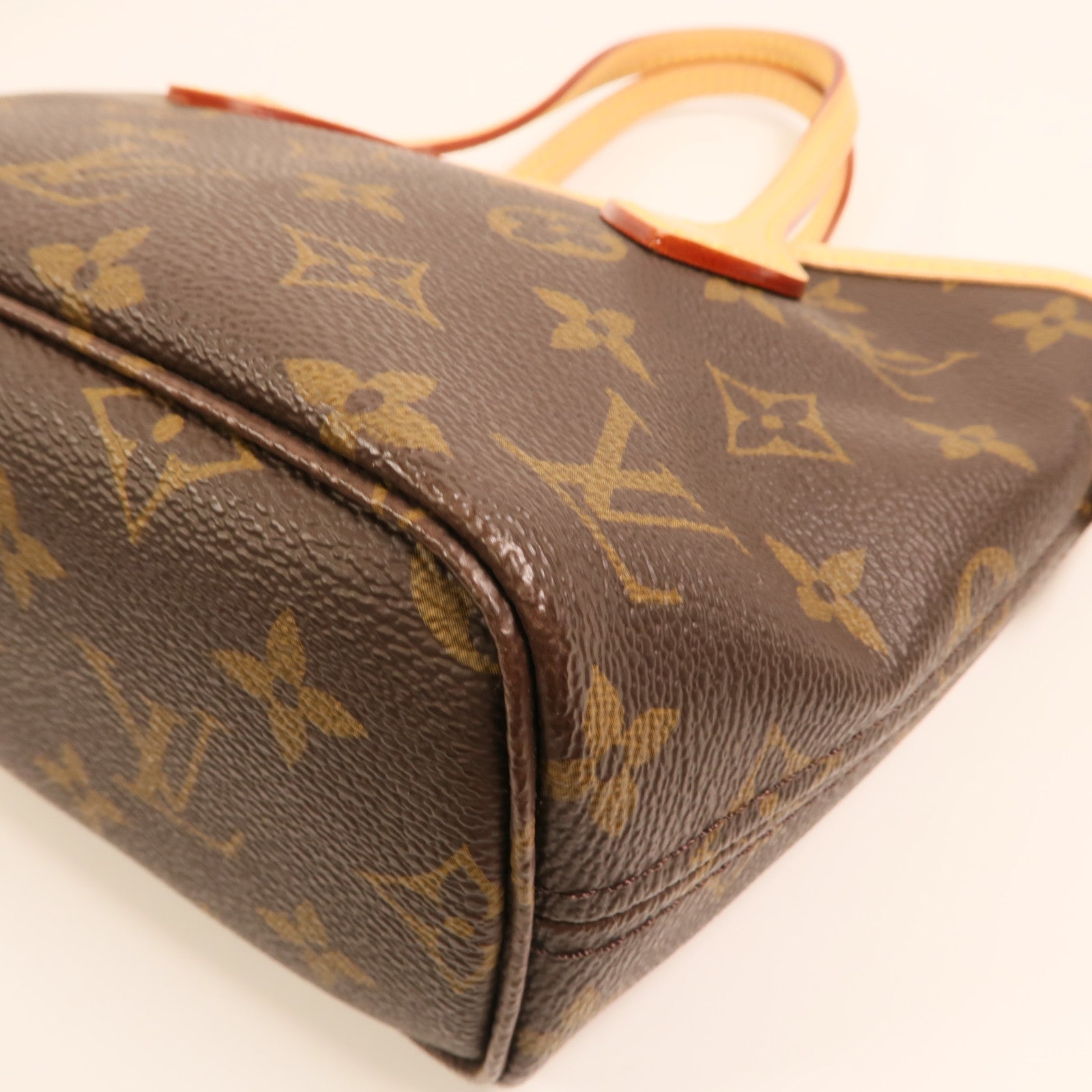 LOUIS VUITTON Monogram Neverfull BB金扣手挽肩背兩用袋