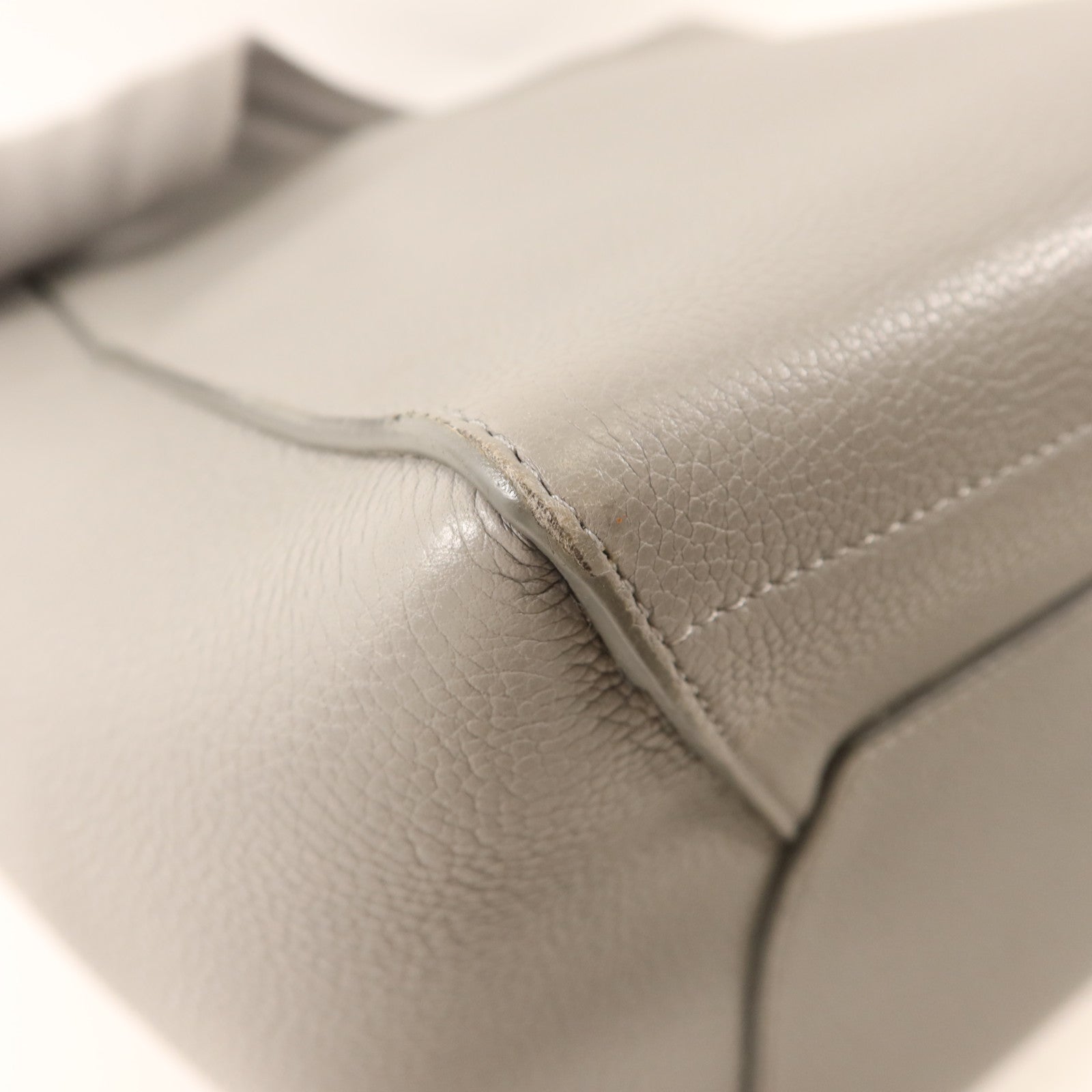 CELINE 牛皮皮革Sangle Bucket金扣肩背袋