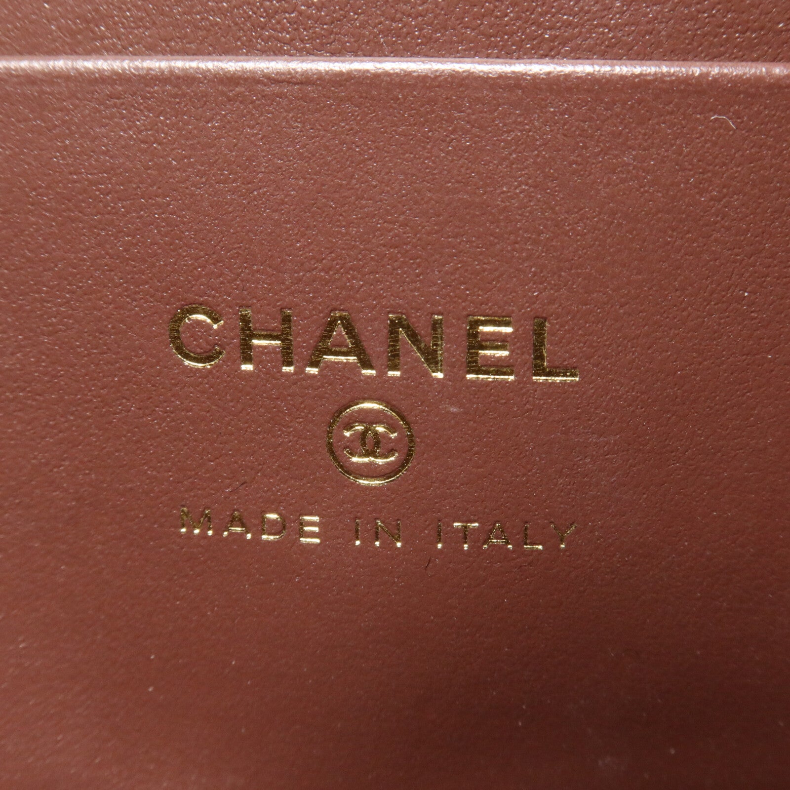 CHANEL 牛皮皮革Vanity Case鏈帶手挽肩背兩用袋