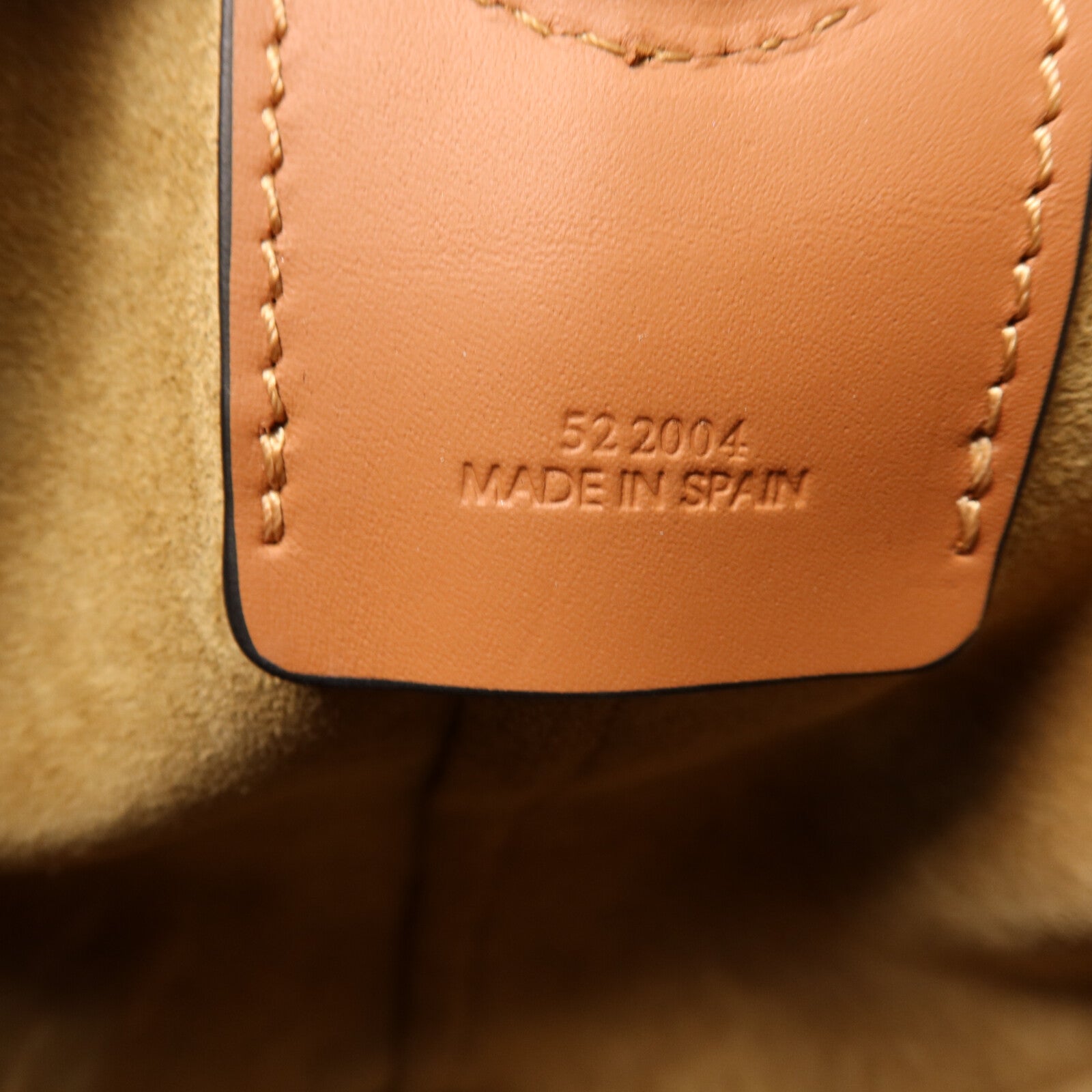 LOEWE 帆布/牛皮皮革Balloon Bag Small肩背袋