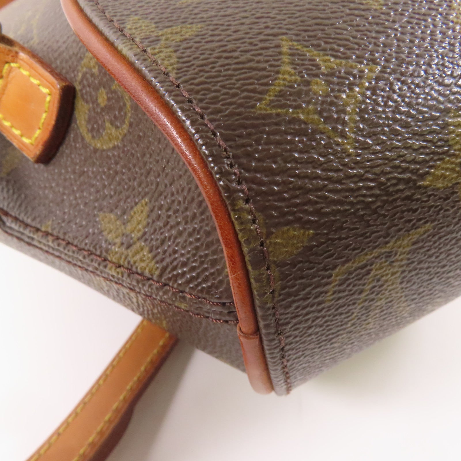LOUIS VUITTON Monogram Ellipse Sac A Dos Backpack金扣背包棕色