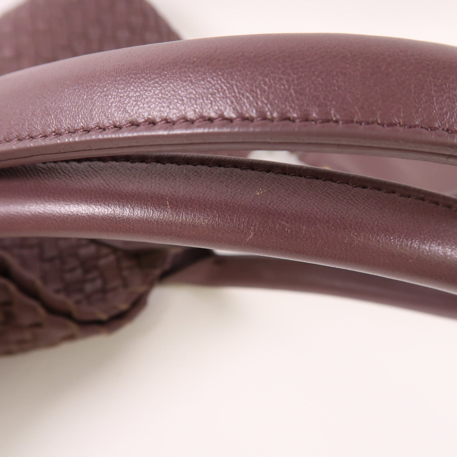 BOTTEGA VENETA BV Tote Bag Lambskin Leather Purple 141498