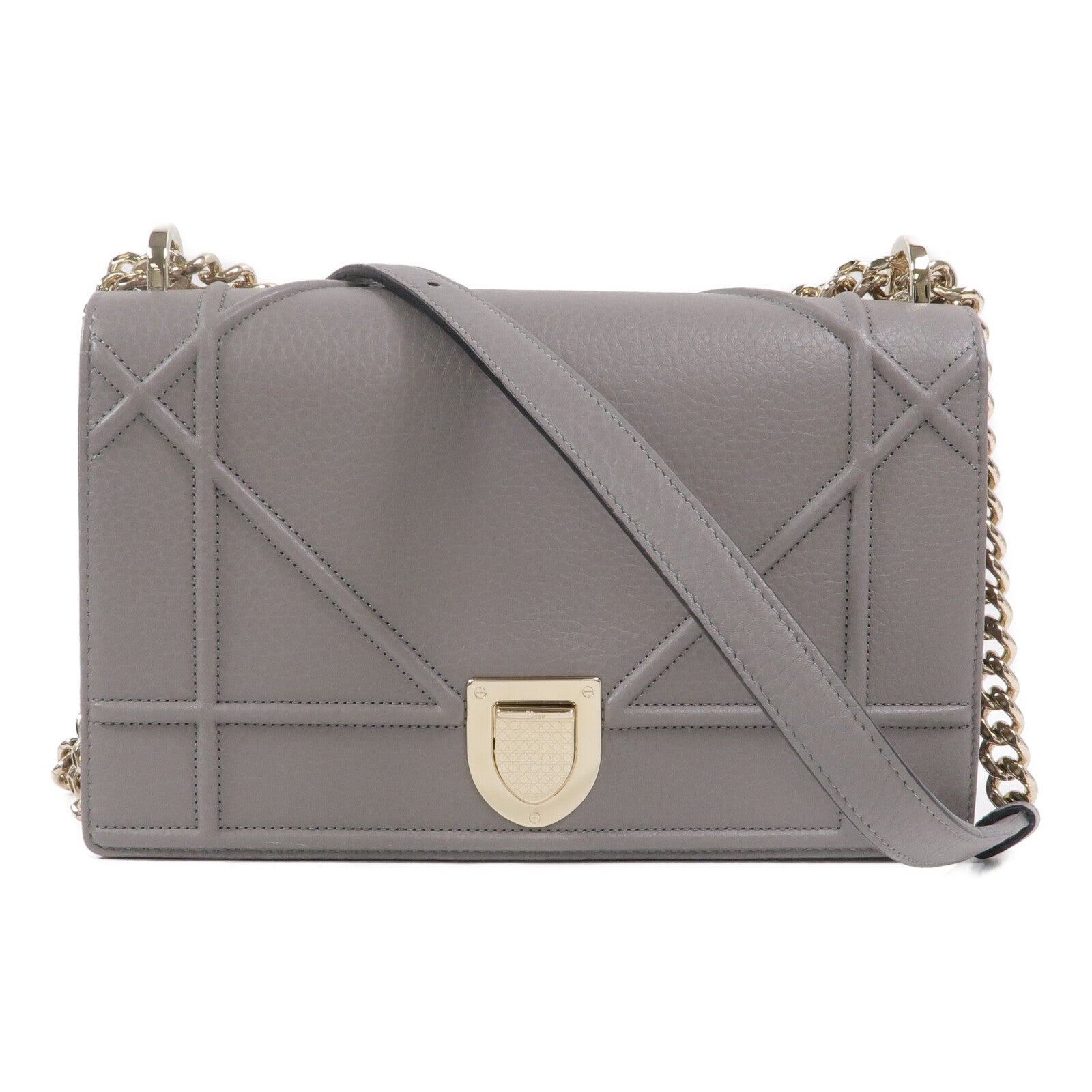 Dior 牛皮皮革Diorama Medium鏈帶肩背袋