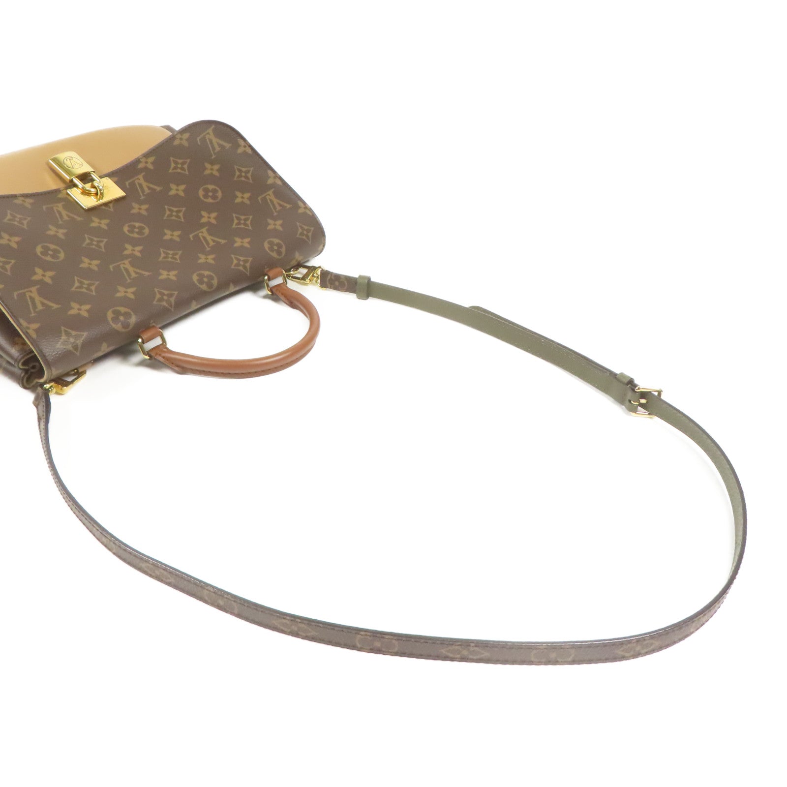 LOUIS VUITTON LV GHW Marignan 2way Shoulder Bag M44257 Monogram Brown
