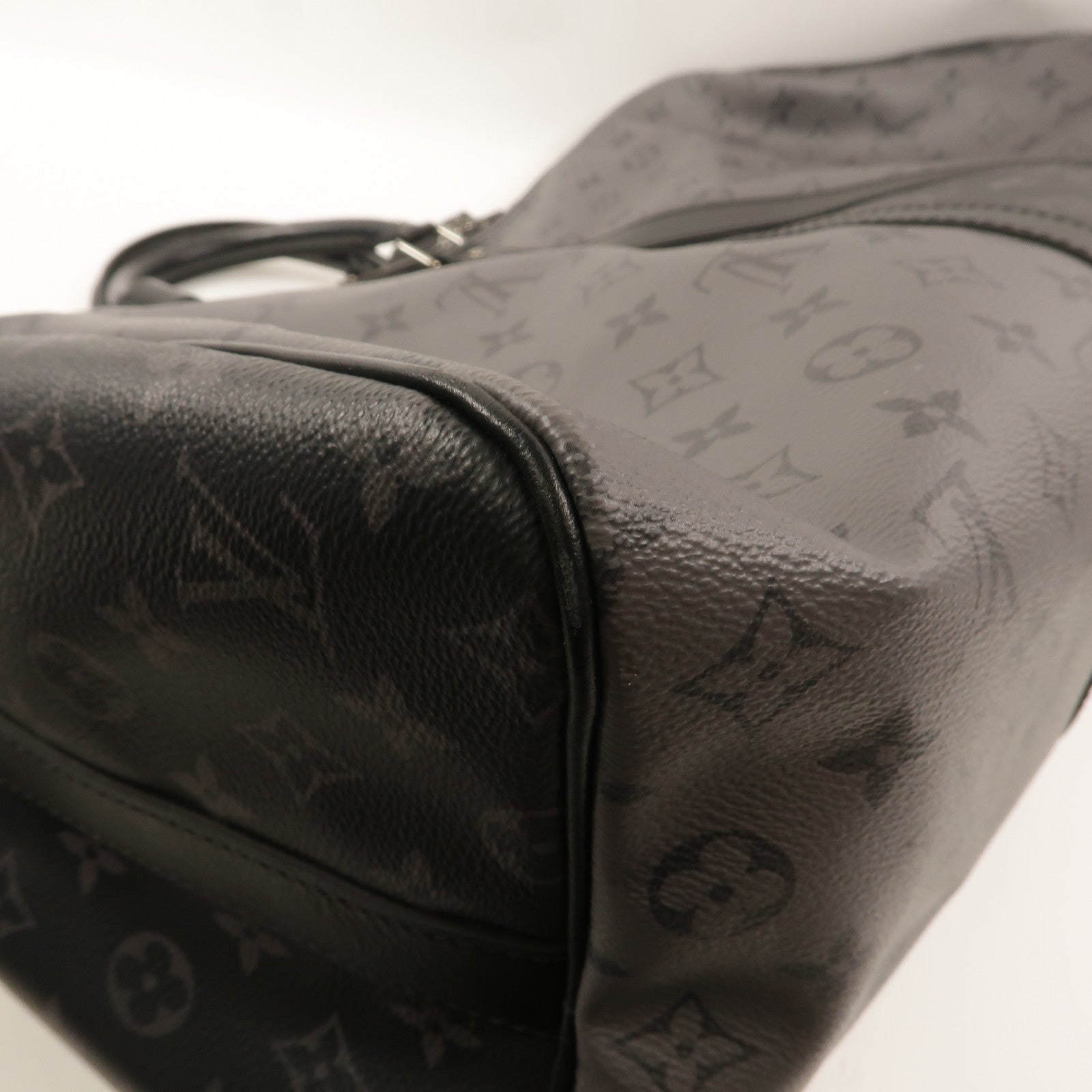 LOUIS VUITTON Monogram Eclipse Keepall Bandouliere 50手挽肩背兩用袋