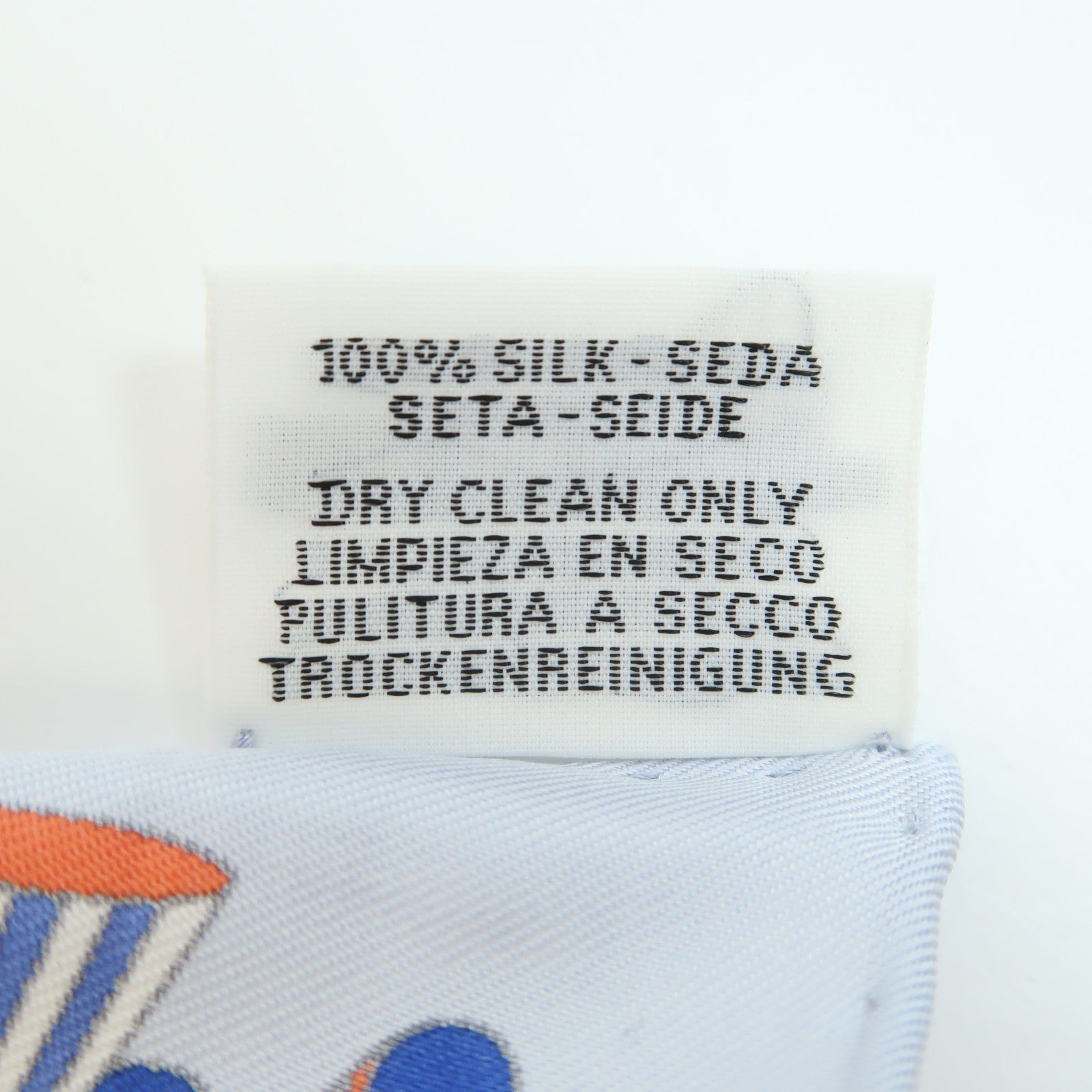 HERMES Scarf 50X50 Silk Multicolor