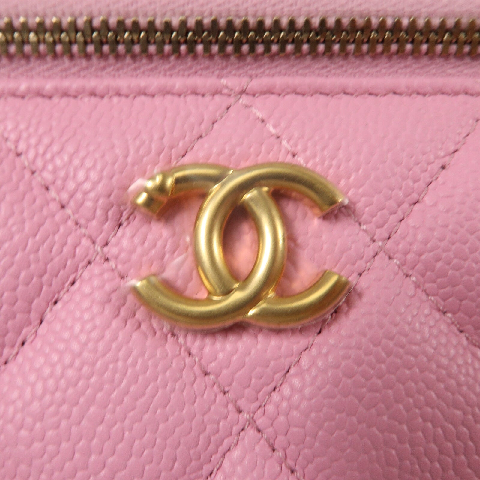 CHANEL 牛皮皮革Vanity Case Sweetheart Crush鏈帶肩背袋