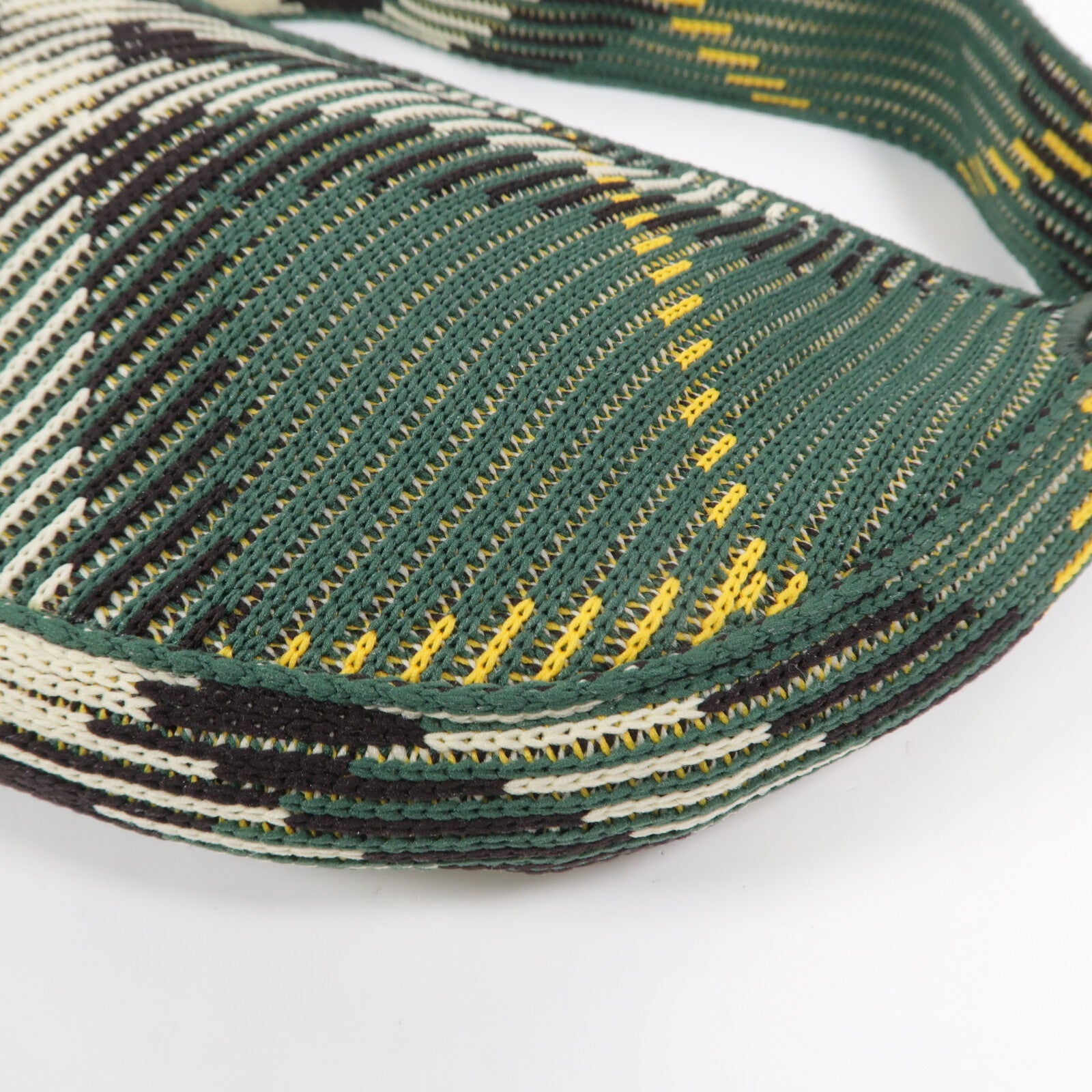 BURBERRY 尼龍Knit Baguette手挽袋