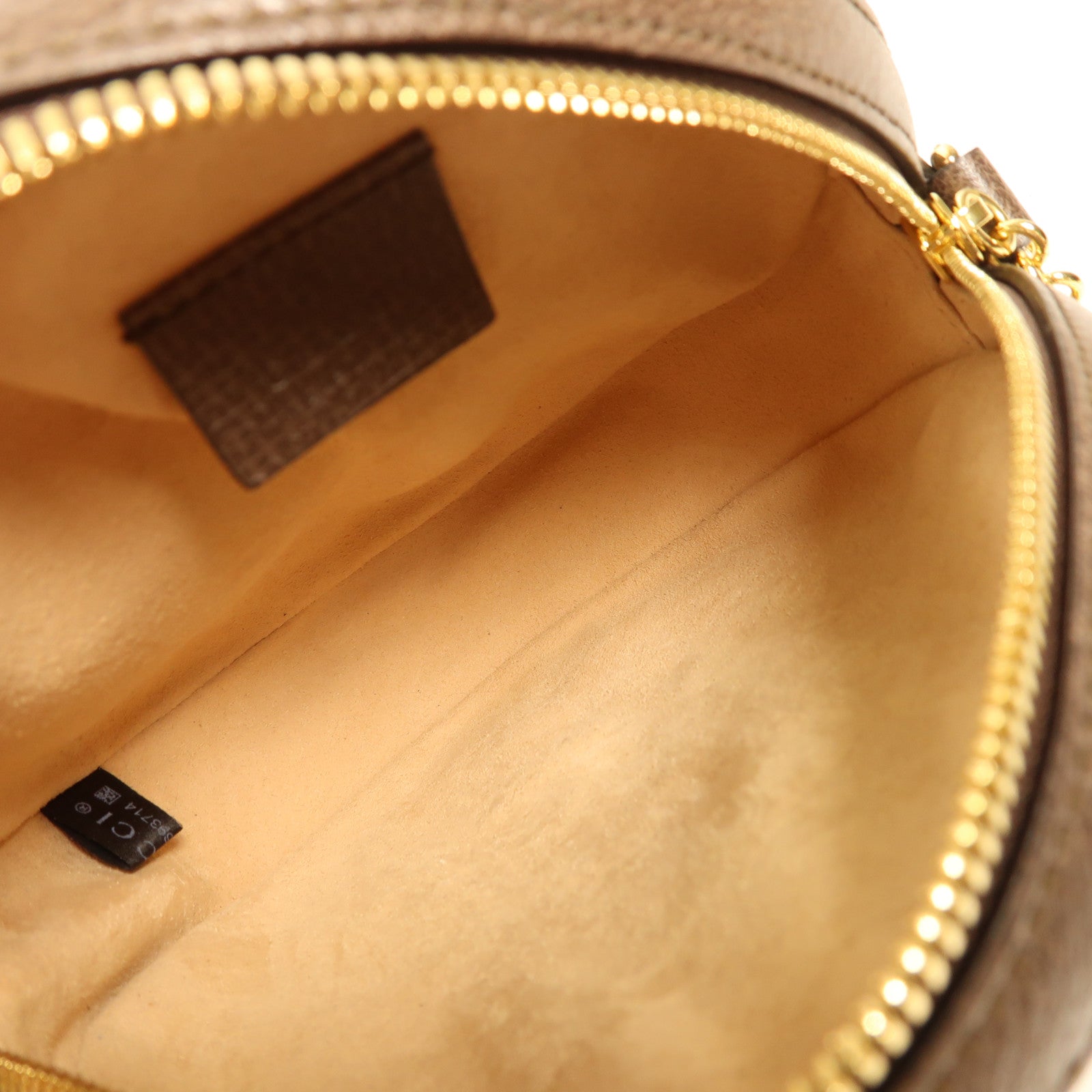 GUCCI 塗層帆布Ophidia Mini GG金扣肩背袋
