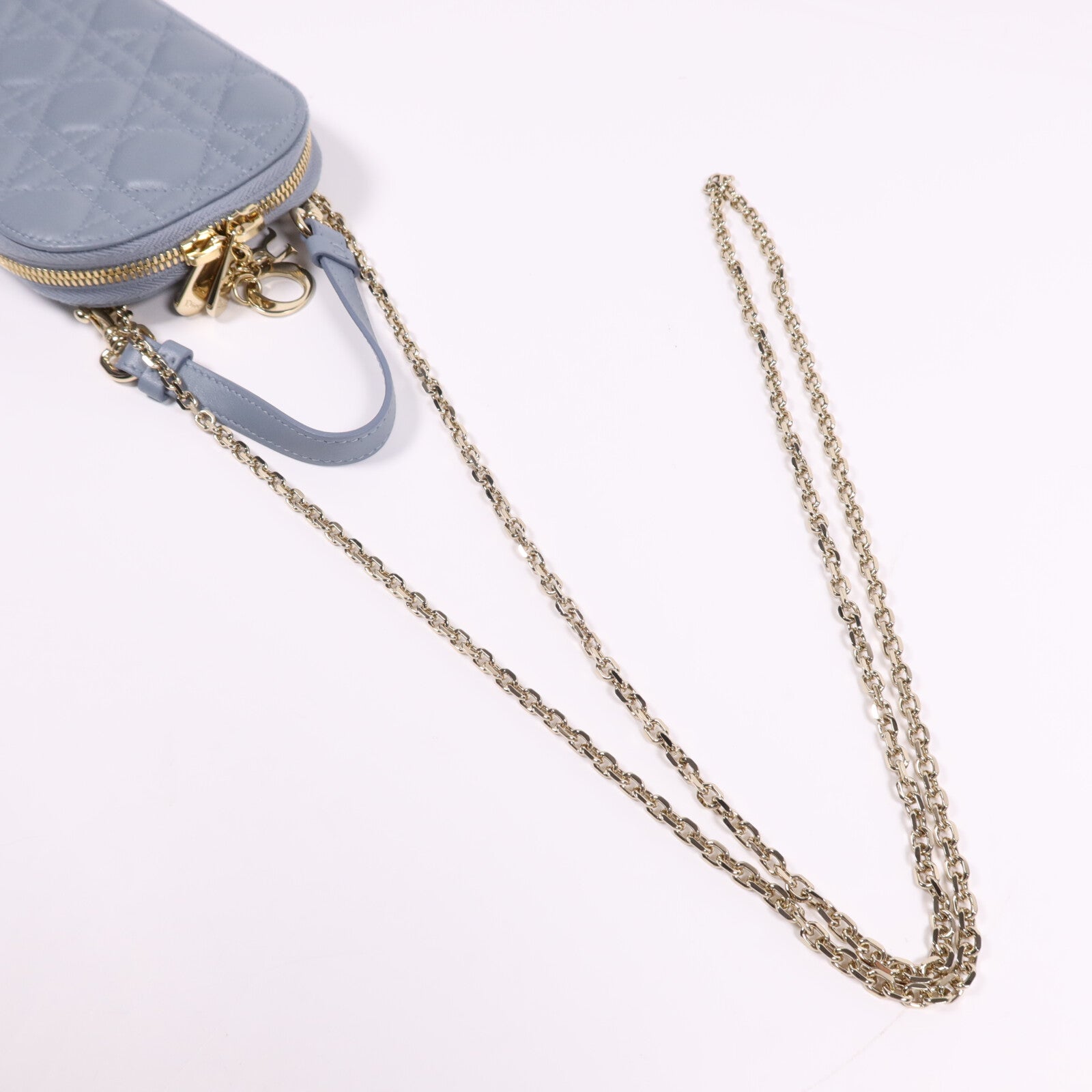 Dior 羊皮皮革Call'In Dior金扣鏈帶肩背袋