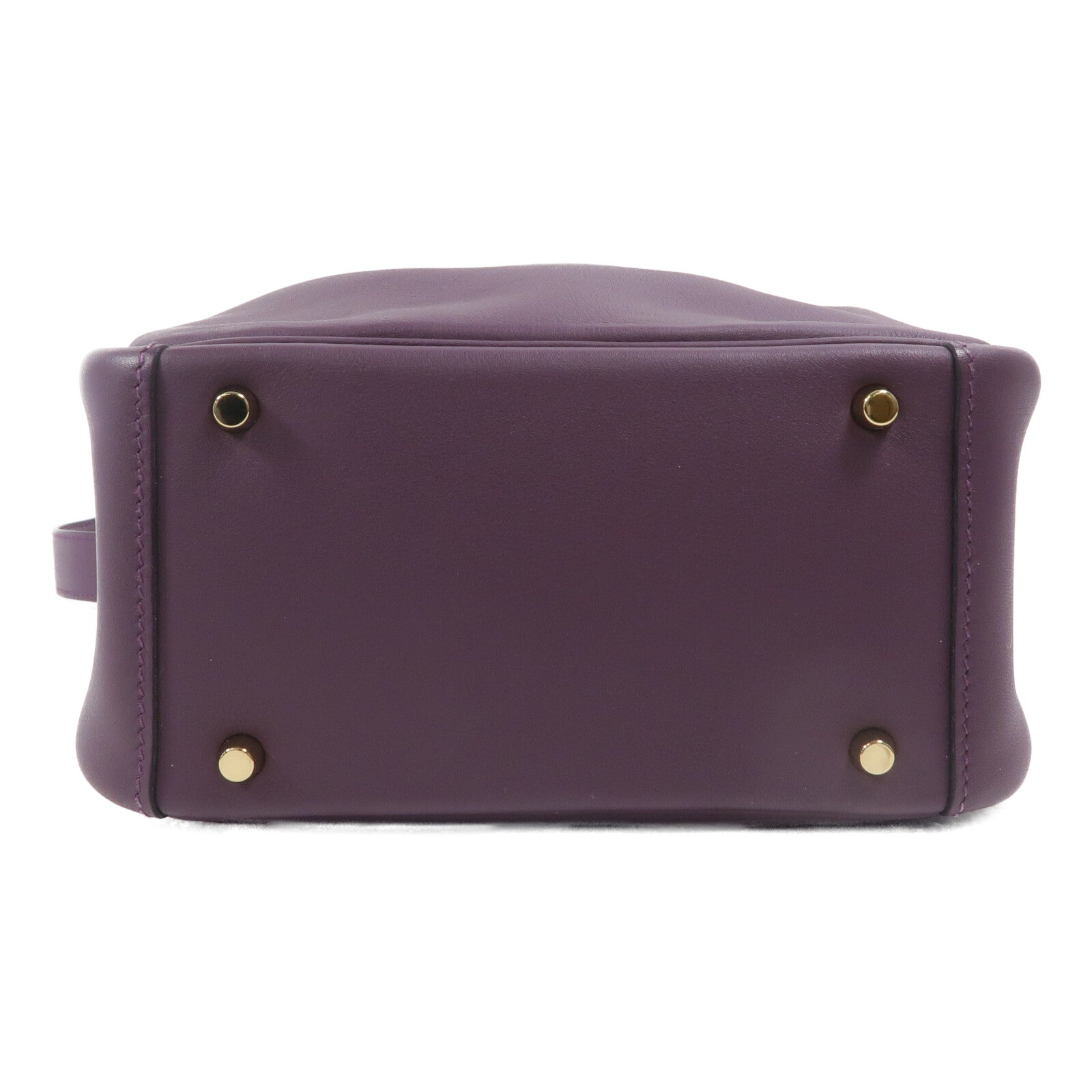 HERMES Swift皮革Mini Lindy金扣手挽肩背兩用袋Anemone