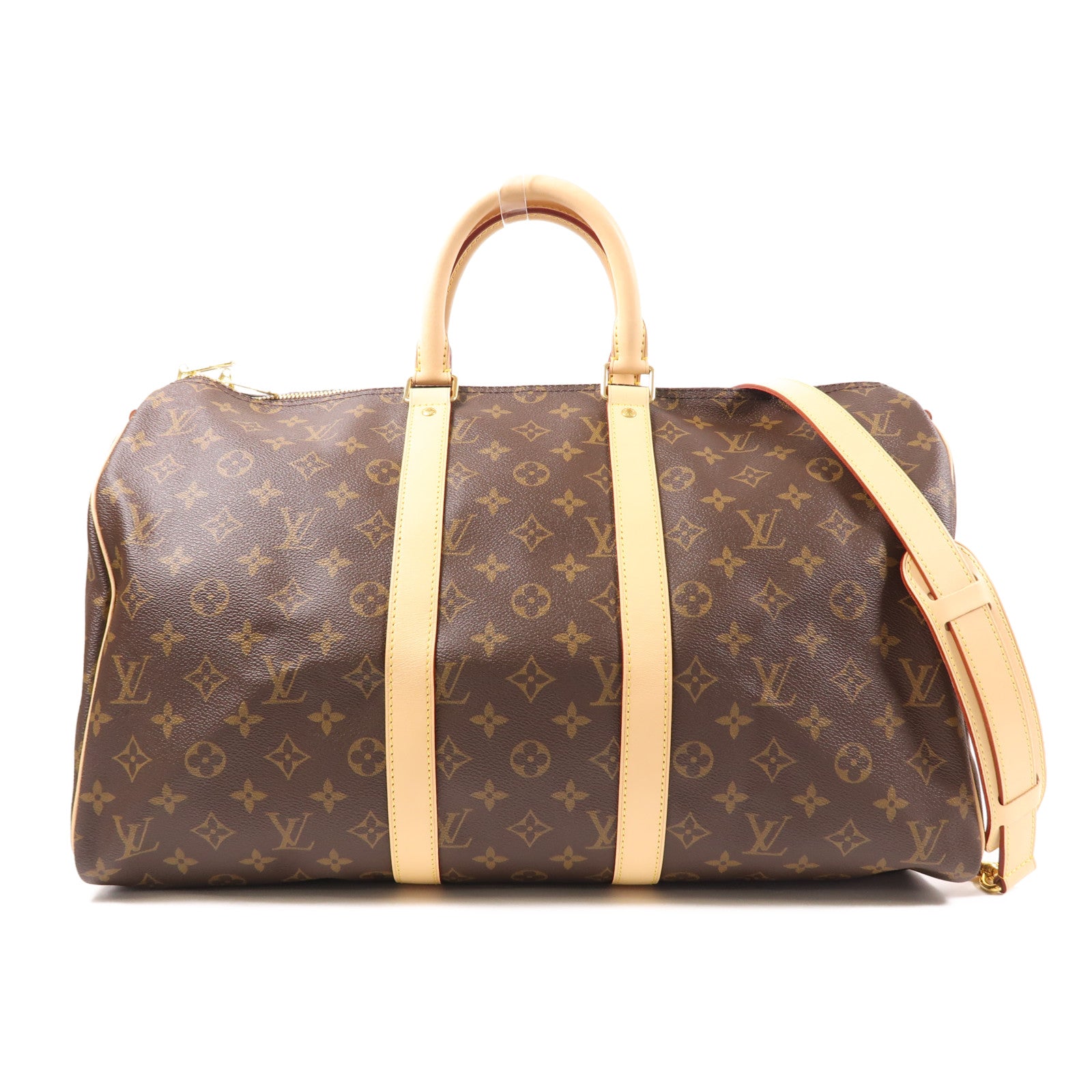 LOUIS VUITTON Monogram Keepall Bandouliere 45金扣手挽肩背兩用袋