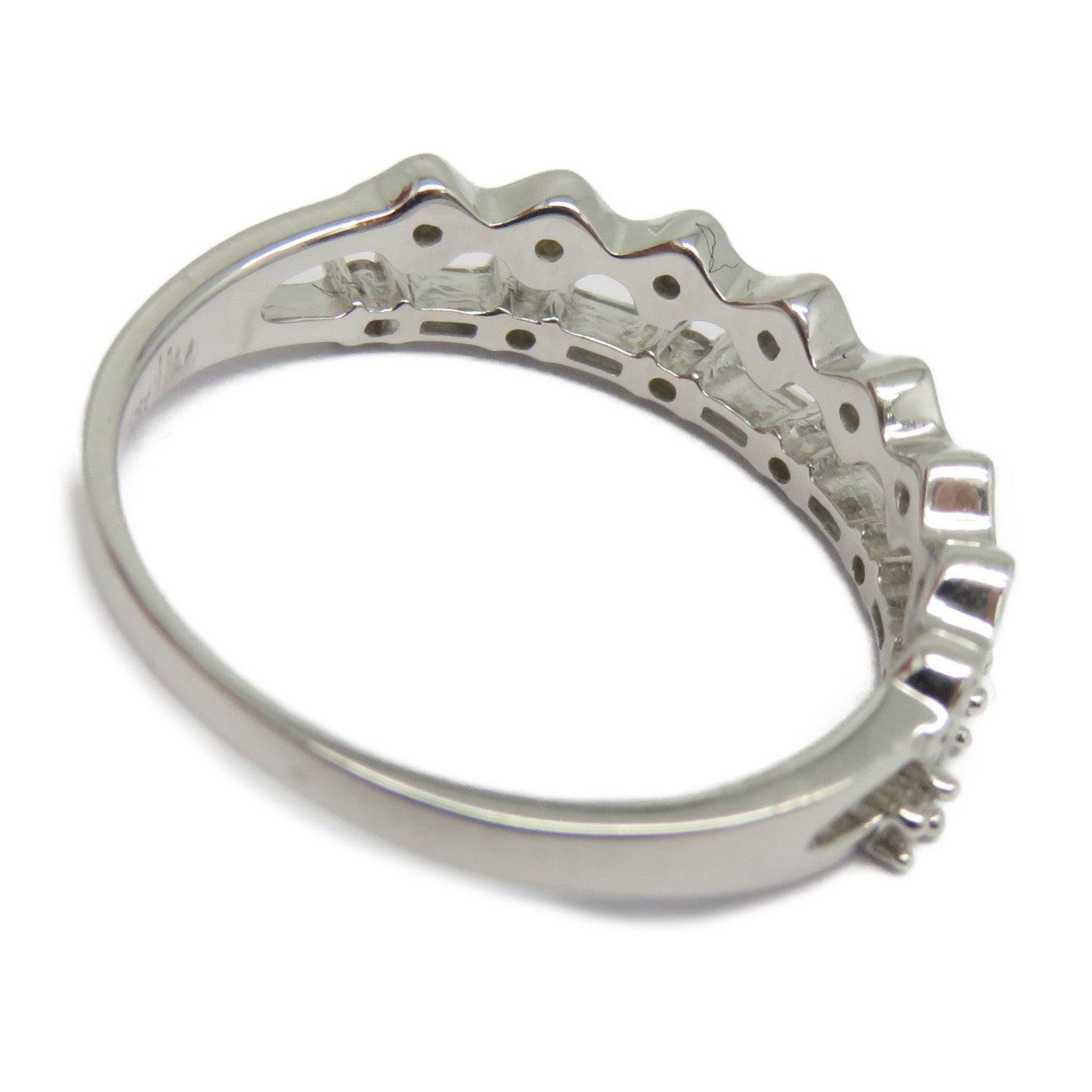 JEWELRY 【激減優惠】18K白金Diamond Ring 0.26ct鑽石戒指US#6.75銀色