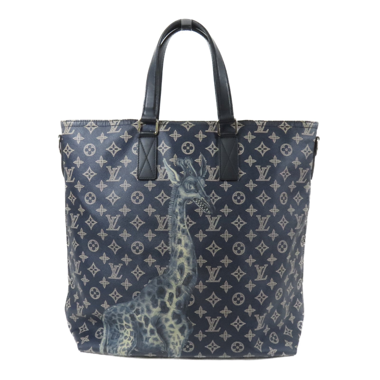 LOUIS VUITTON Monogram Savanna Tote Bag銀扣手挽肩背兩用袋