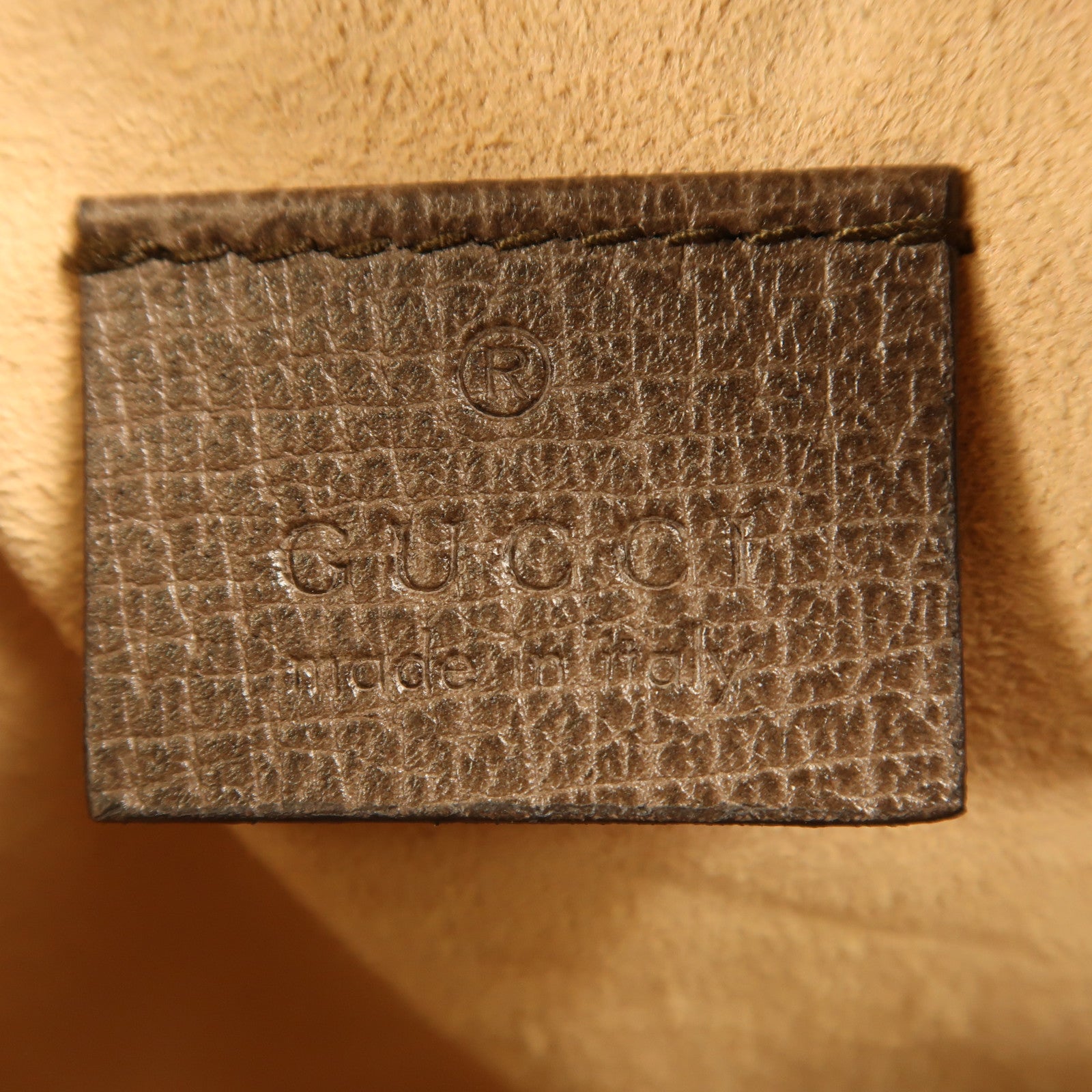 GUCCI 塗層帆布Ophidia Mini GG金扣肩背袋