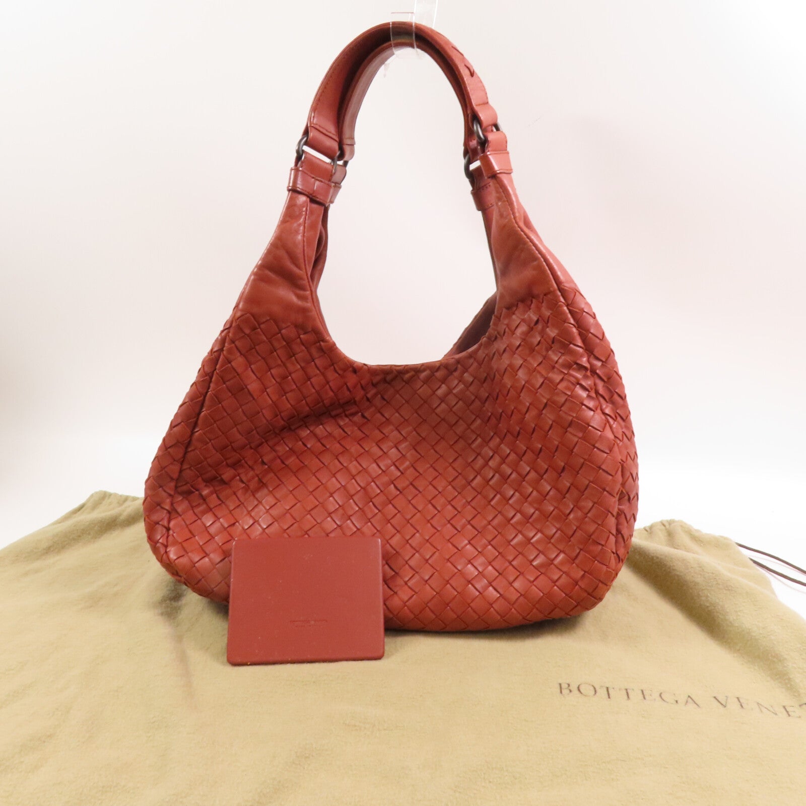 BOTTEGA VENETA 織紋皮革Hobo Bag肩背袋
