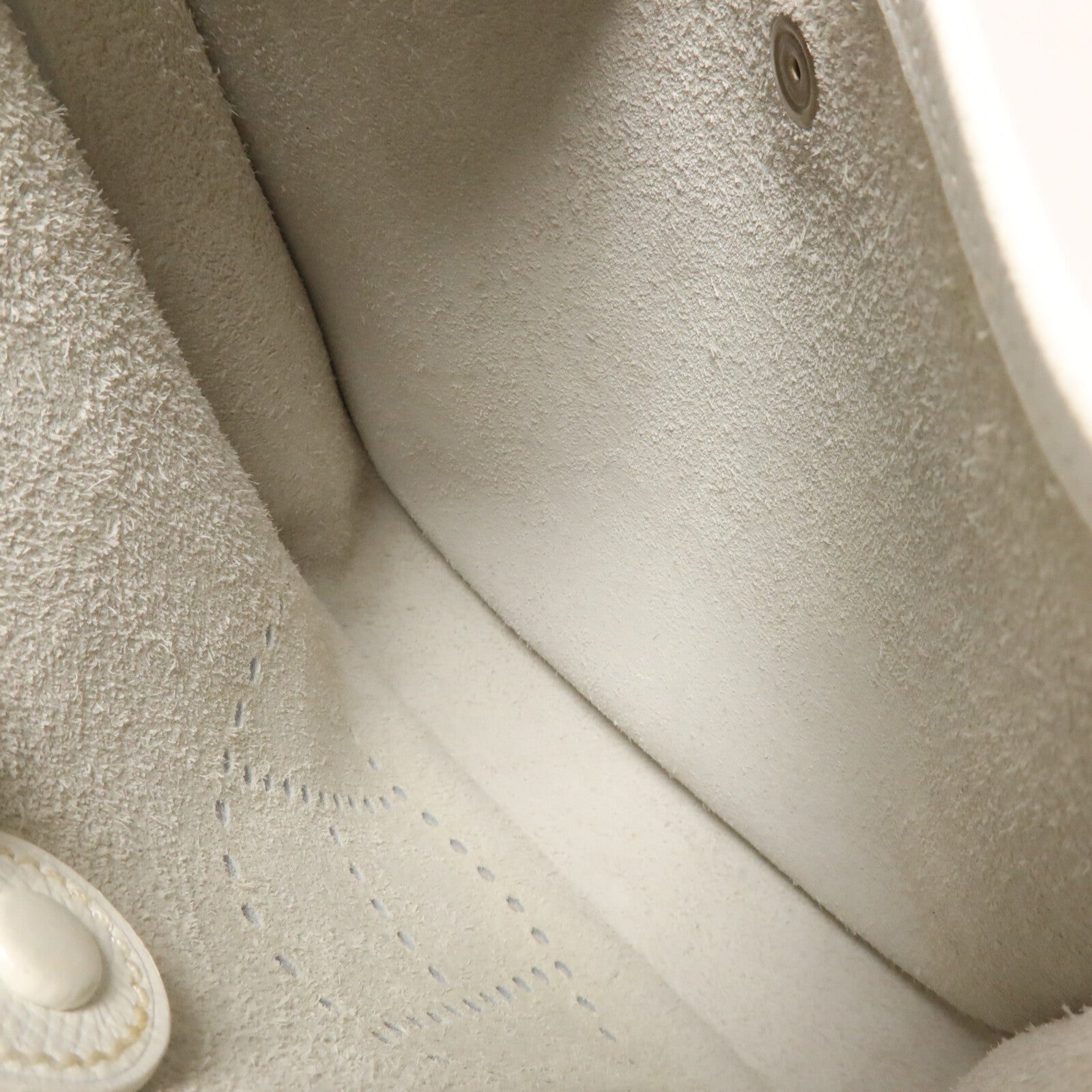 HERMES Epsom皮革Evelyne TPM肩背袋White